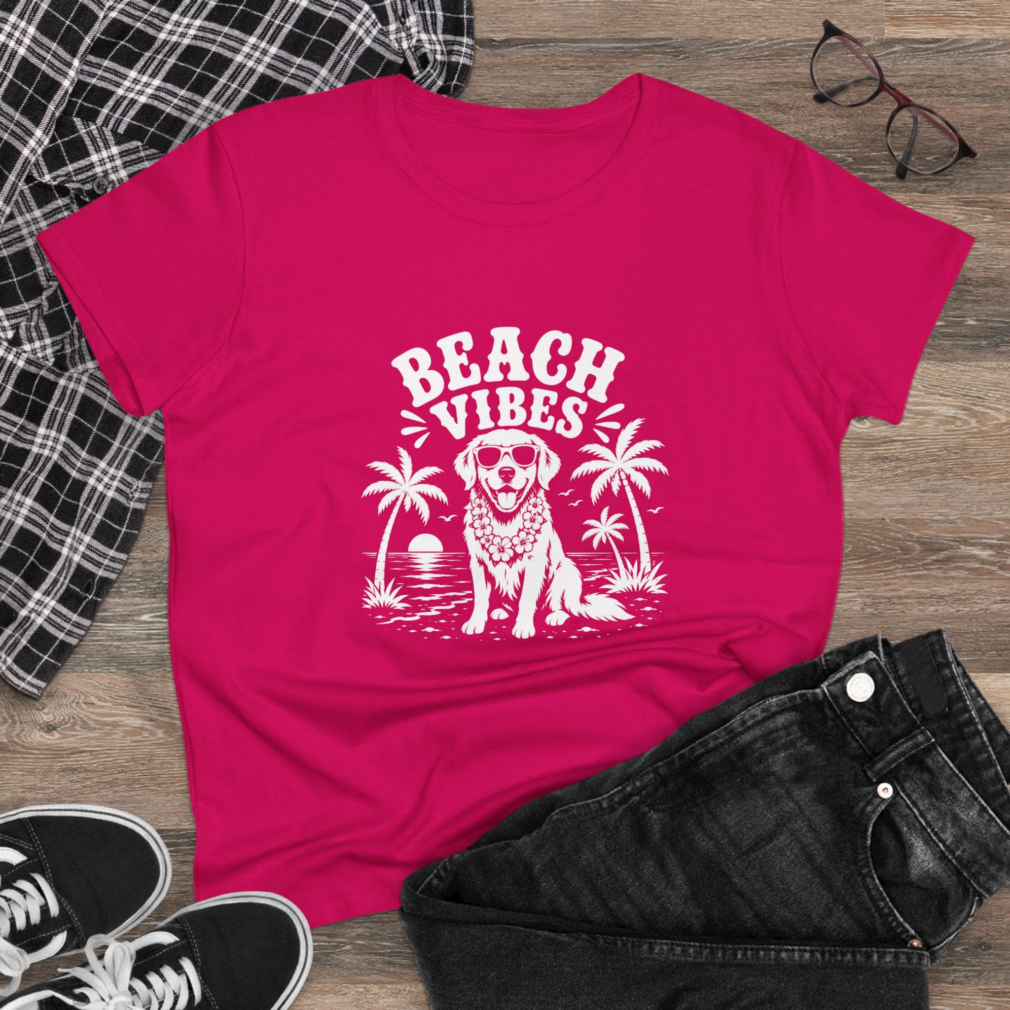 Beach Vibes-Dog beach tee