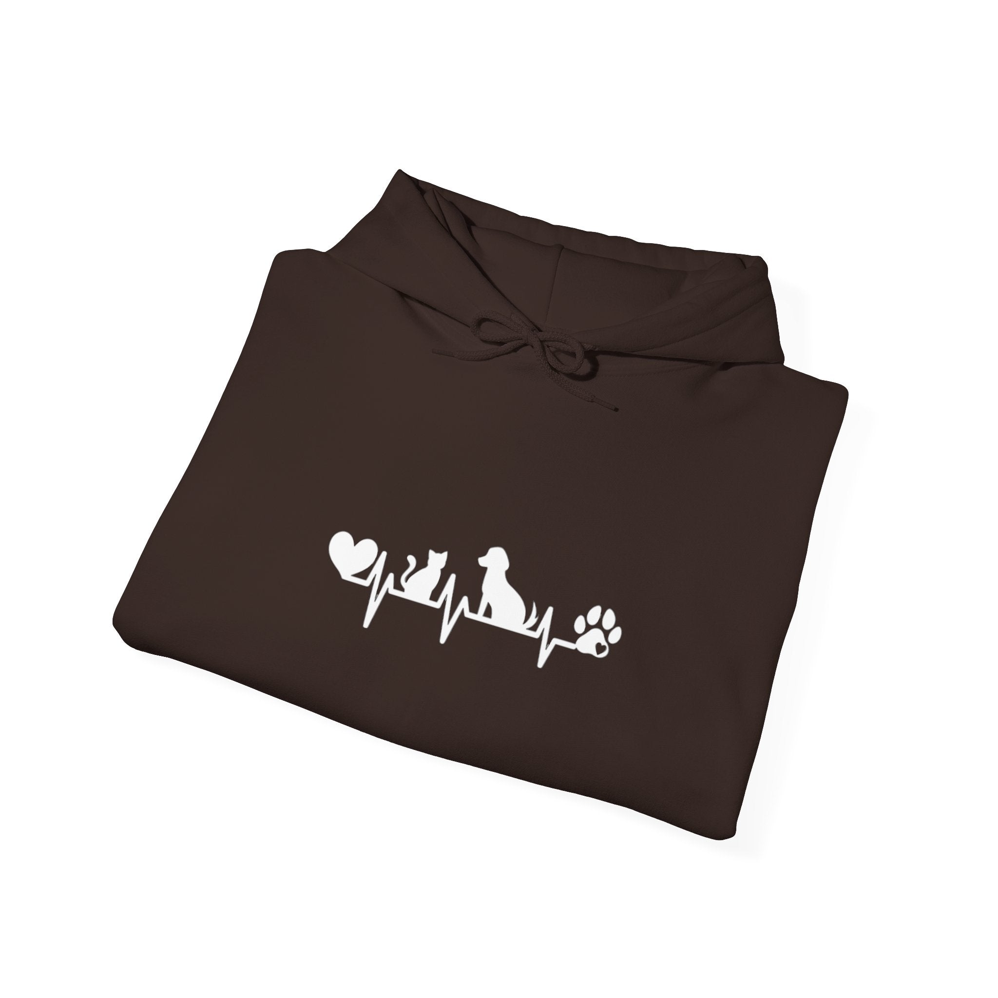 Dog-Cat Heartbeat Hoodie