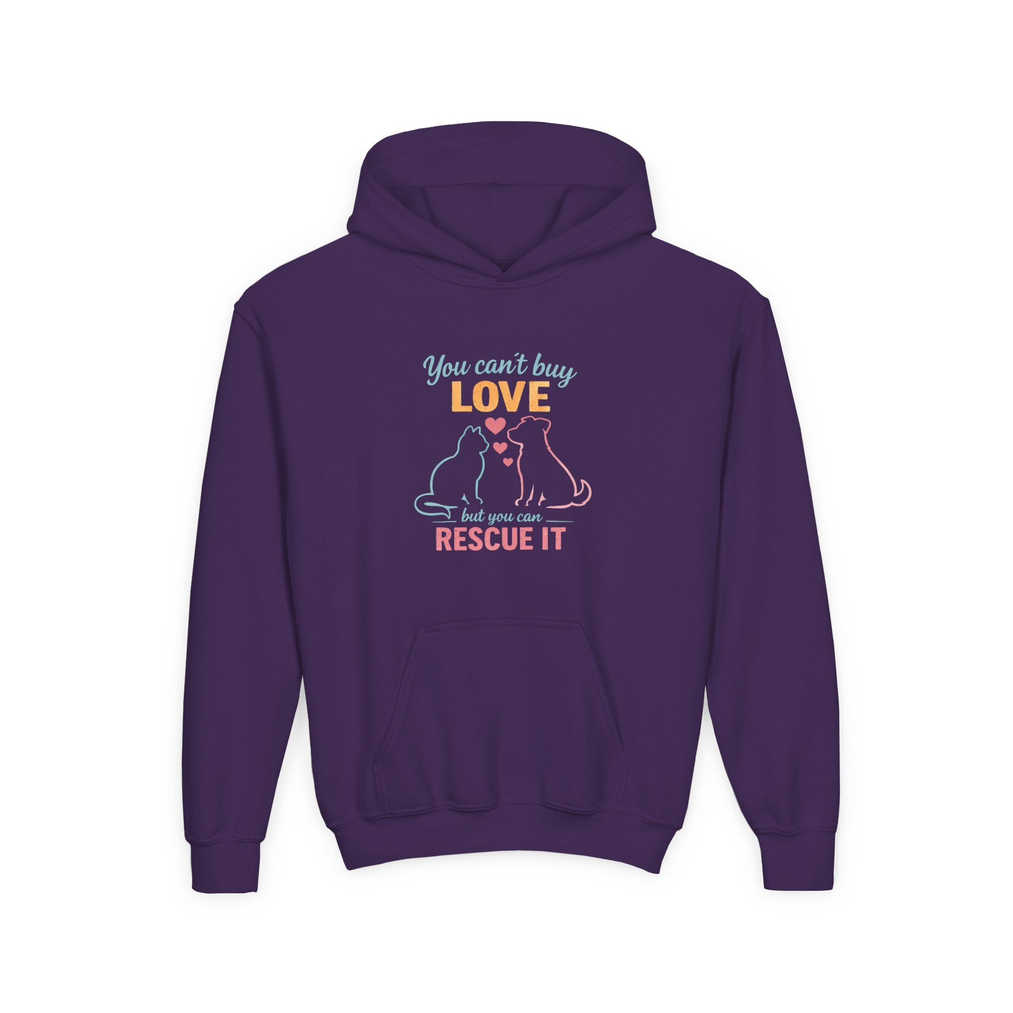 Kids 'You Can't Buy Love But You Can Rescue It' Animal Rescue Hoodie