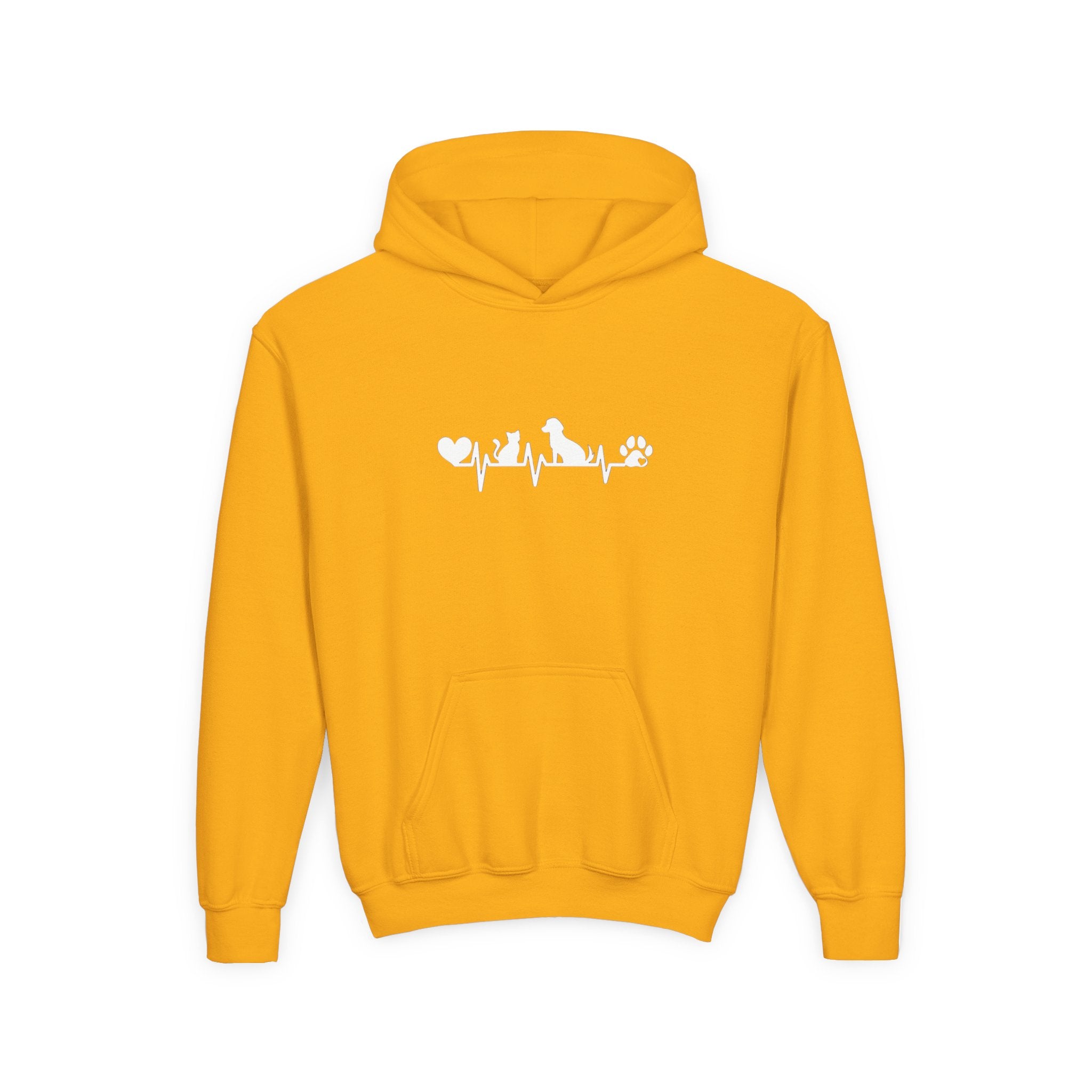 Kids Dog & Cat Heartbeat Hoodie