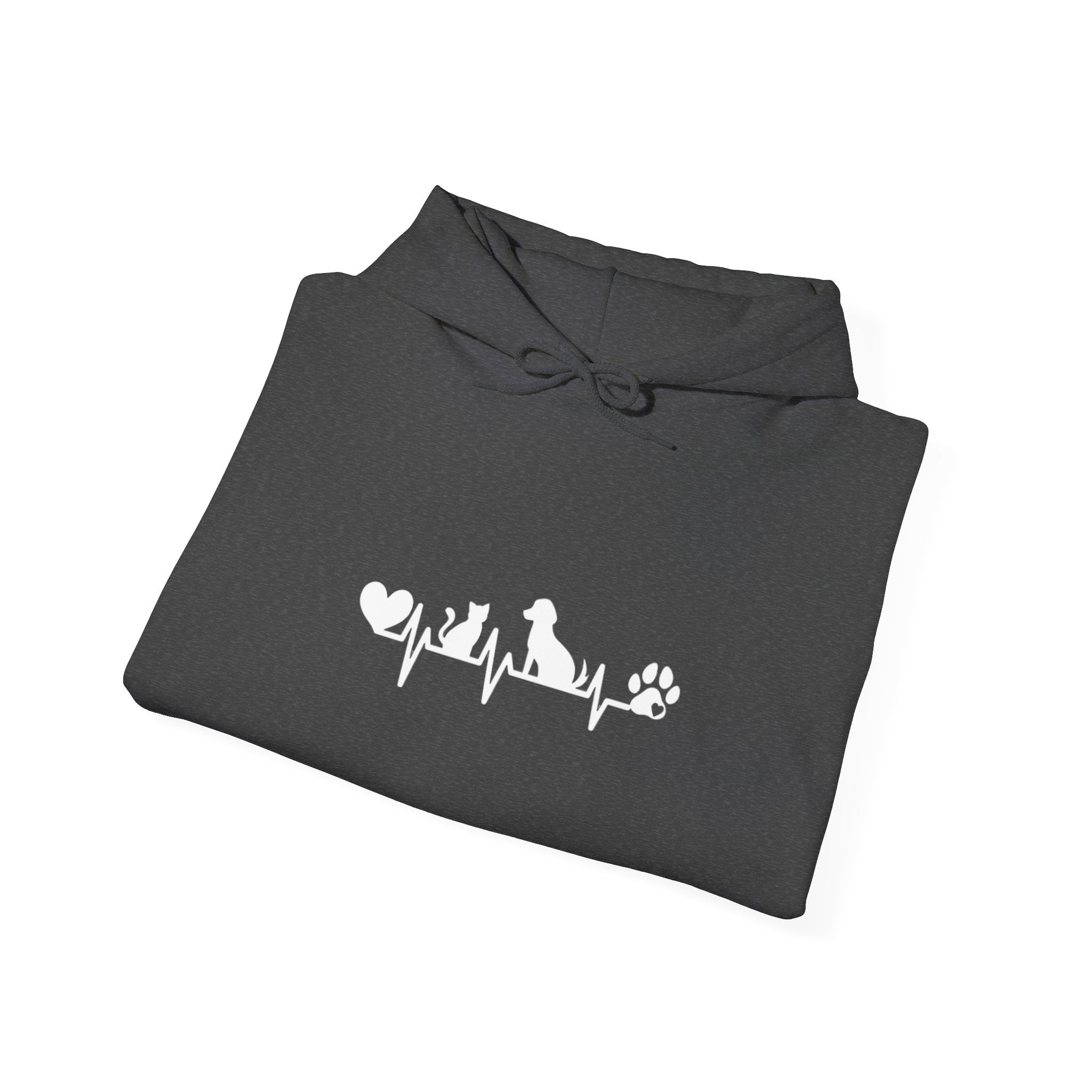 Dog-Cat Heartbeat Hoodie