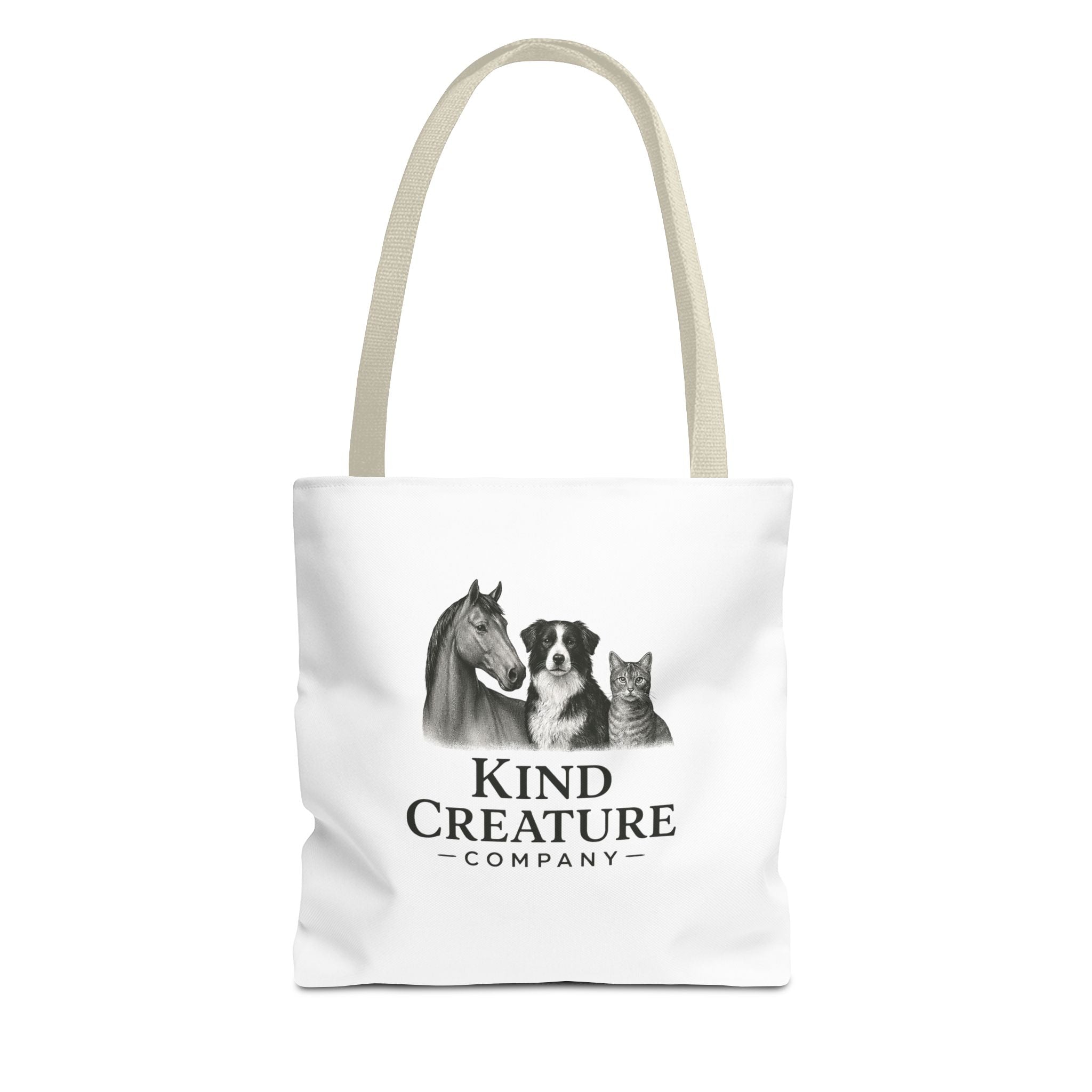 Kind Creature Company Tote Bag — Animal Lover Illustrated Tote