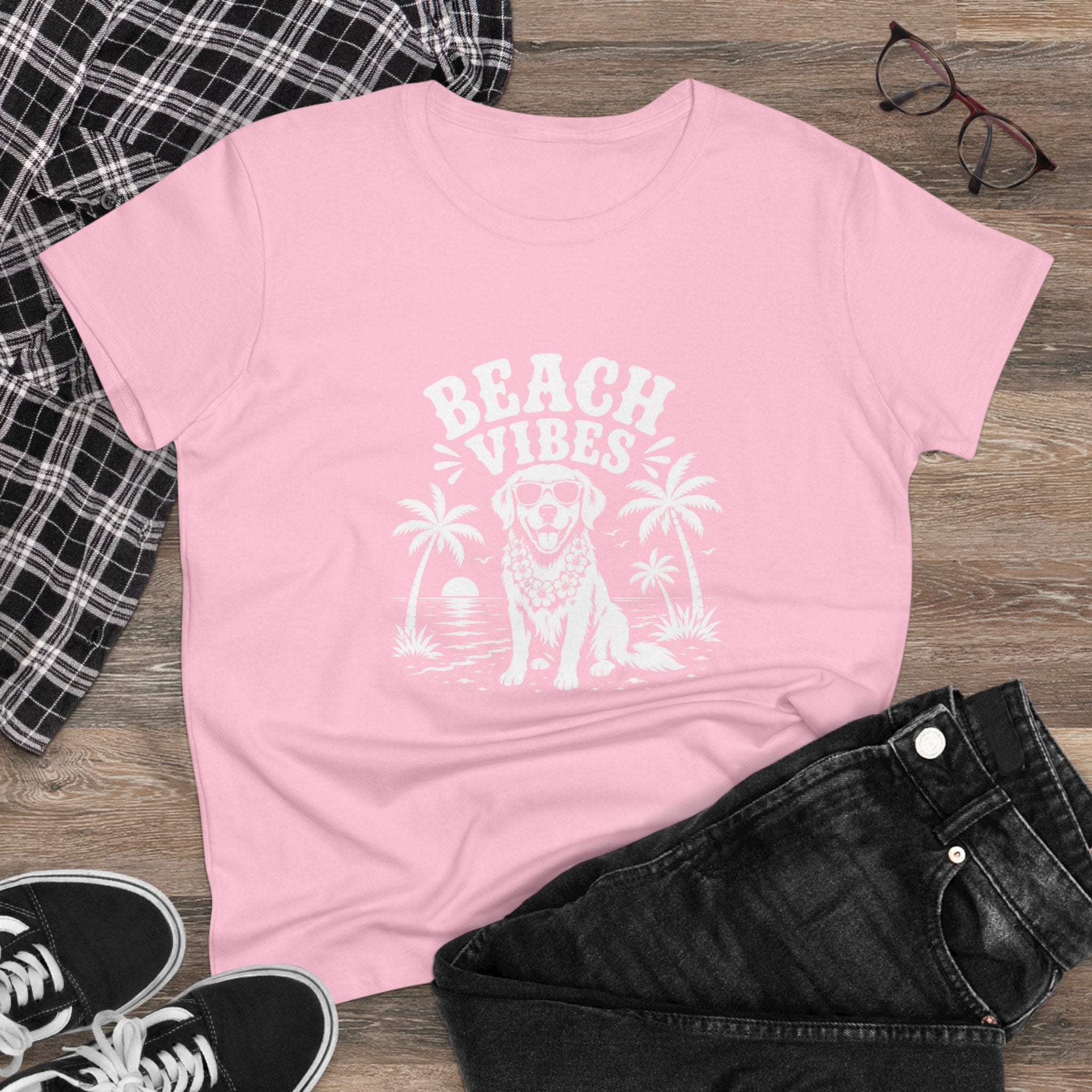 Beach Vibes-Dog beach tee