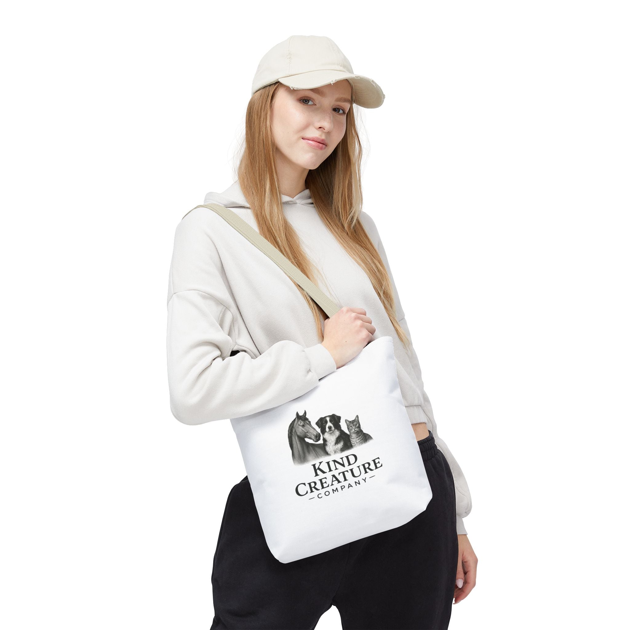 Kind Creature Company Tote Bag — Animal Lover Illustrated Tote