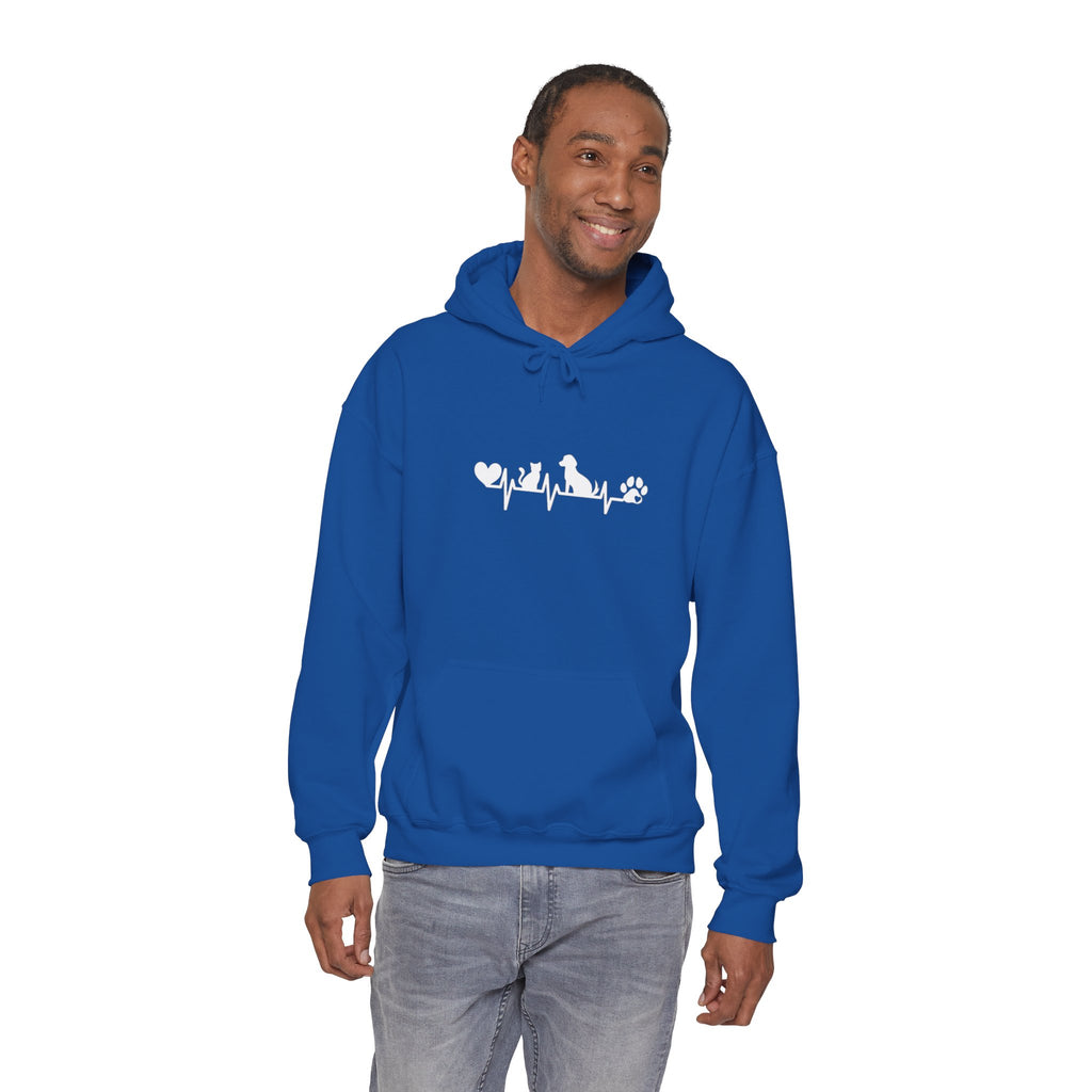 Dog-Cat Heartbeat Hoodie