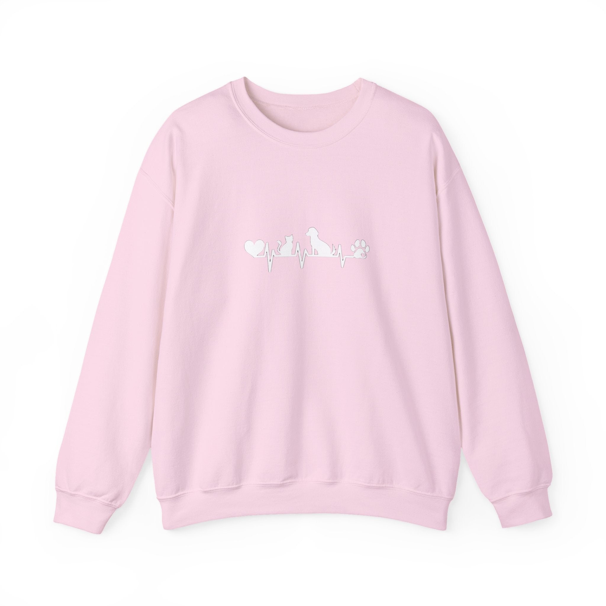 Cat-Dog Heartbeat Sweatshirt