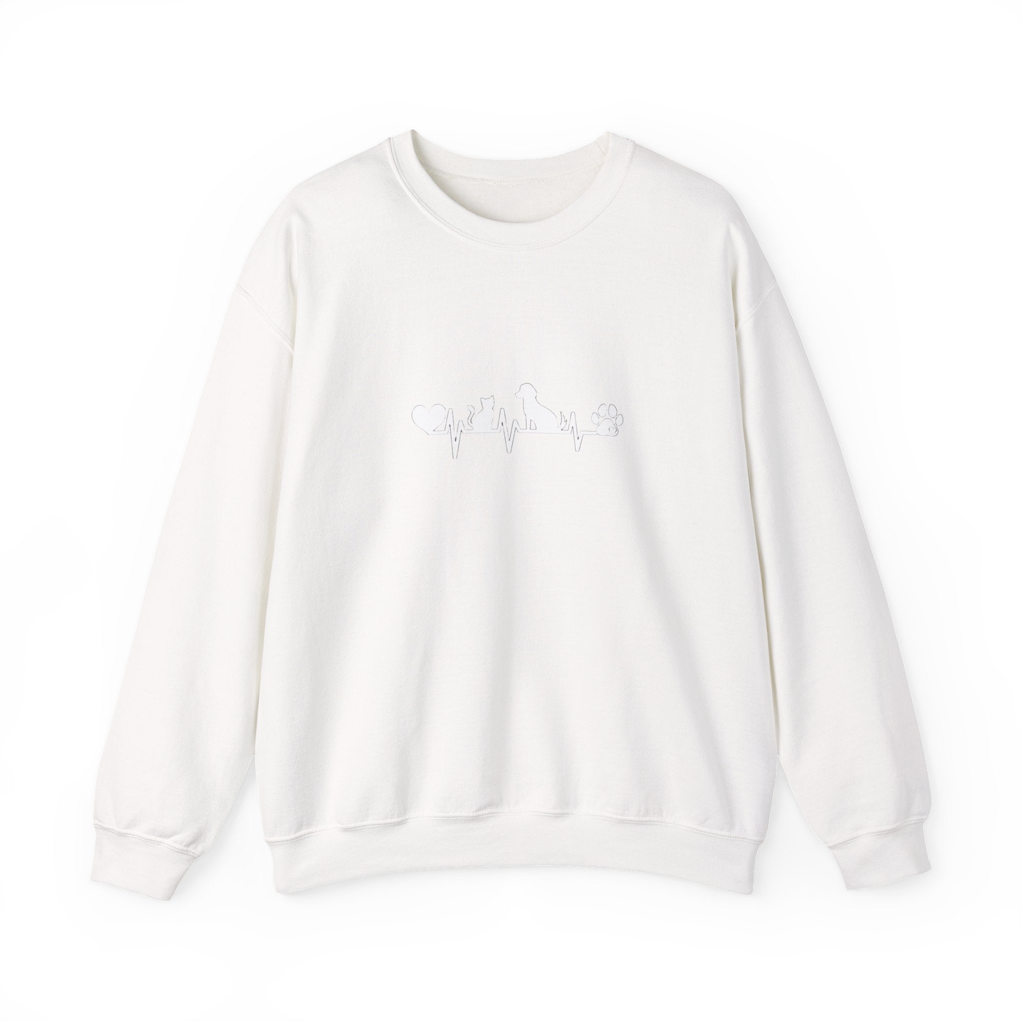 Cat-Dog Heartbeat Sweatshirt