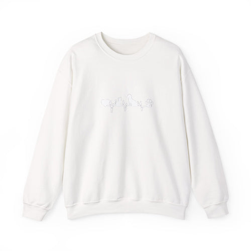 Cat-Dog Heartbeat Sweatshirt