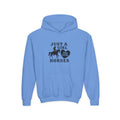 Girls' Horses Hoodie – "Just a Girl Who Loves Horses" Youth Sweatshirt
