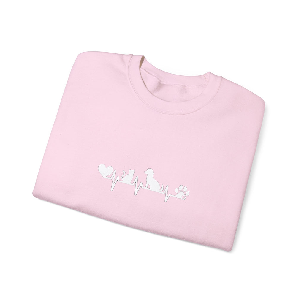Cat-Dog Heartbeat Sweatshirt