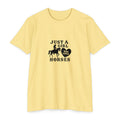 Just A Girl Who Loves Horses T-Shirt — Cute Equestrian Tee for Horse Lovers