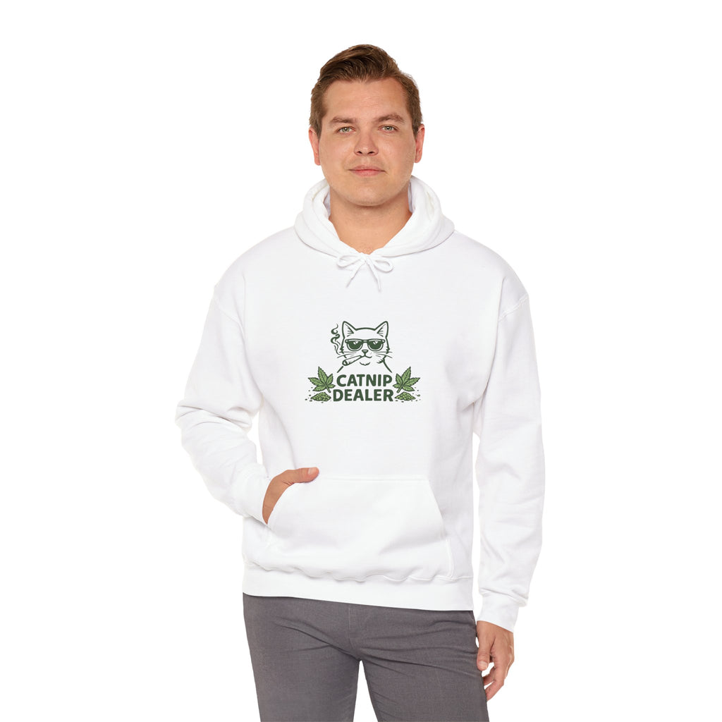 Funny Catnip Dealer Hoodie — Cat Lover Graphic Hoodie