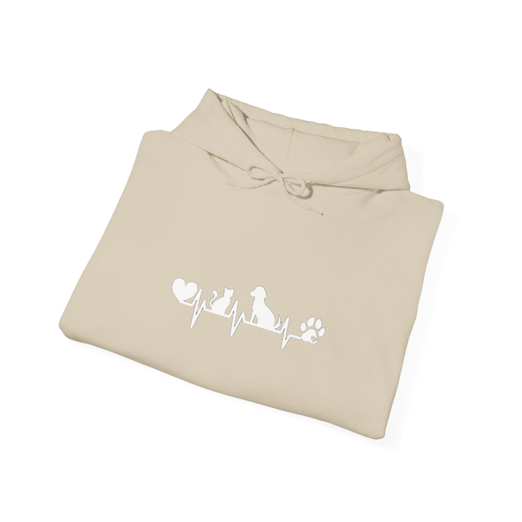 Dog-Cat Heartbeat Hoodie