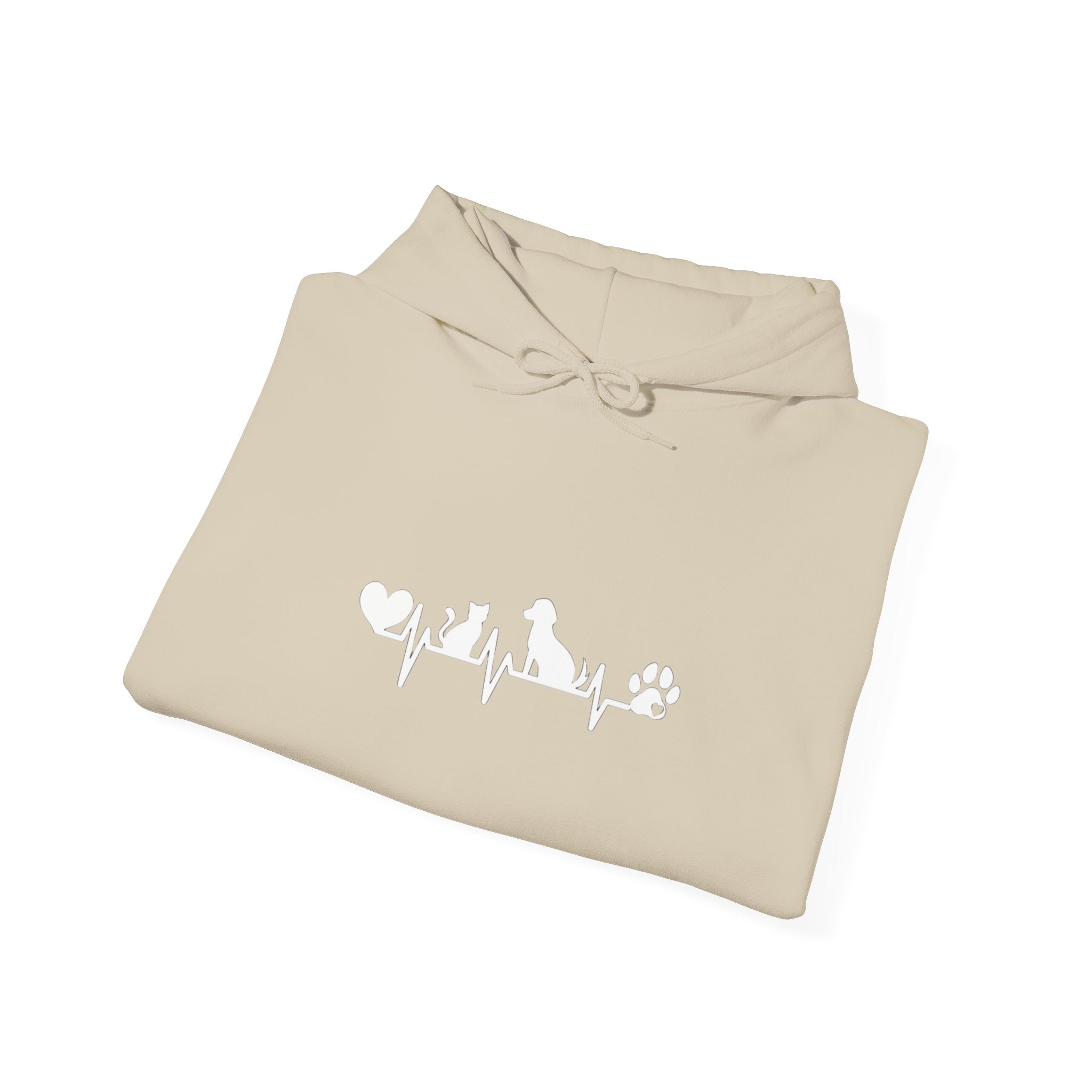 Dog-Cat Heartbeat Hoodie