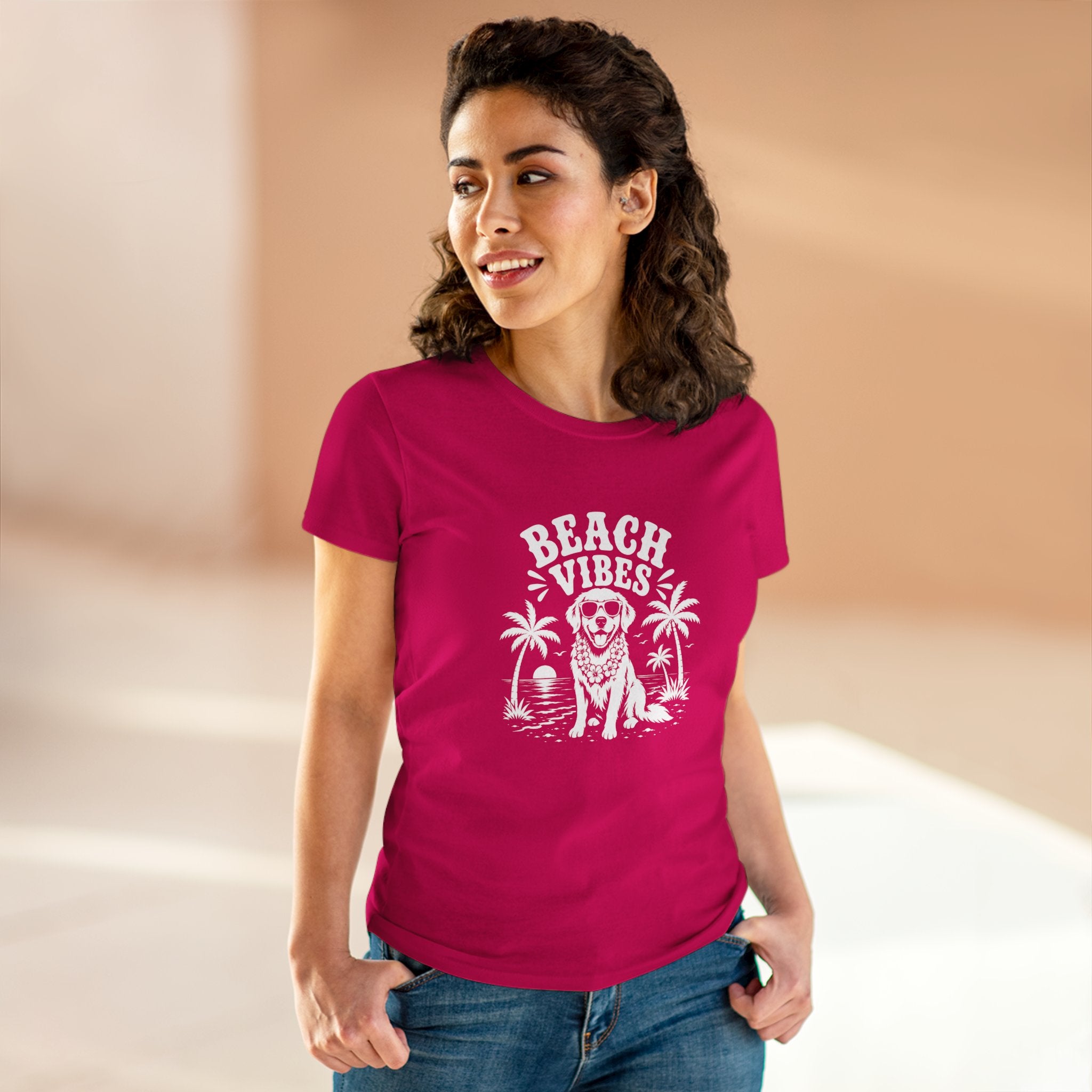 Beach Vibes-Dog beach tee