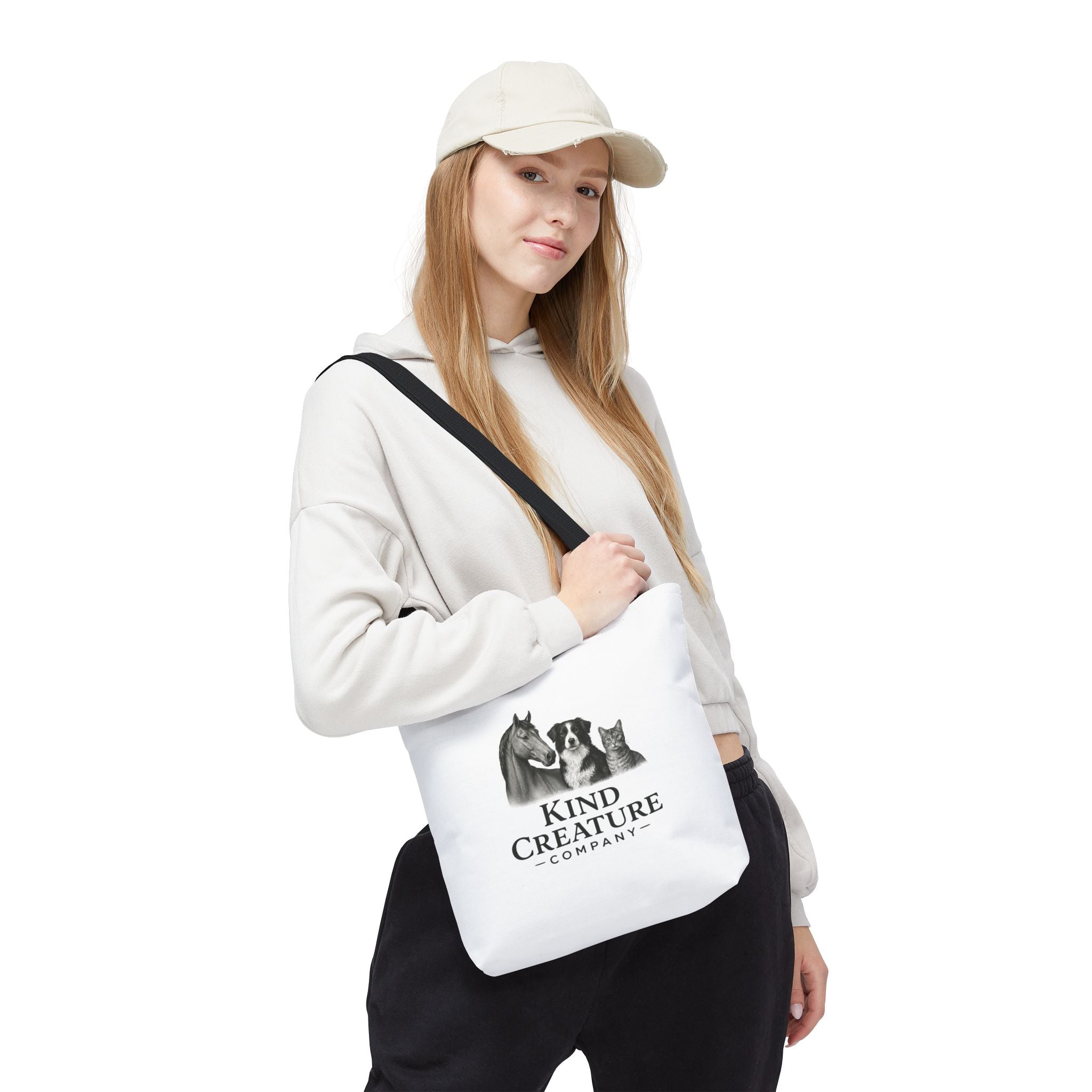 Kind Creature Company Tote Bag — Animal Lover Illustrated Tote