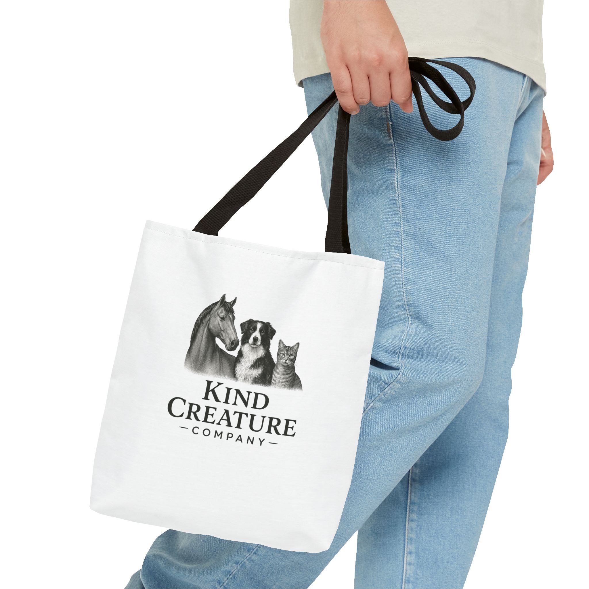 Kind Creature Company Tote Bag — Animal Lover Illustrated Tote