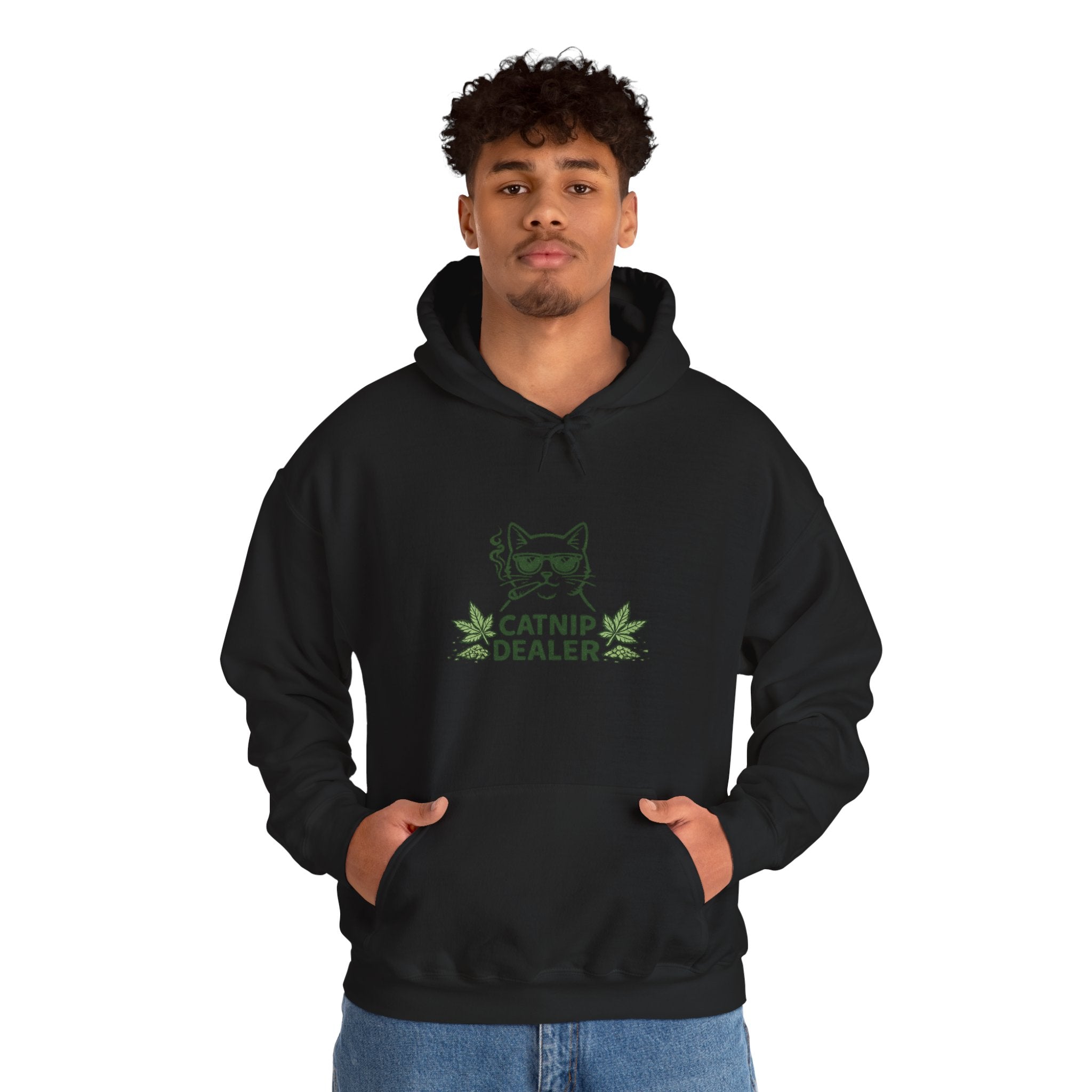 Funny Catnip Dealer Hoodie — Cat Lover Graphic Hoodie