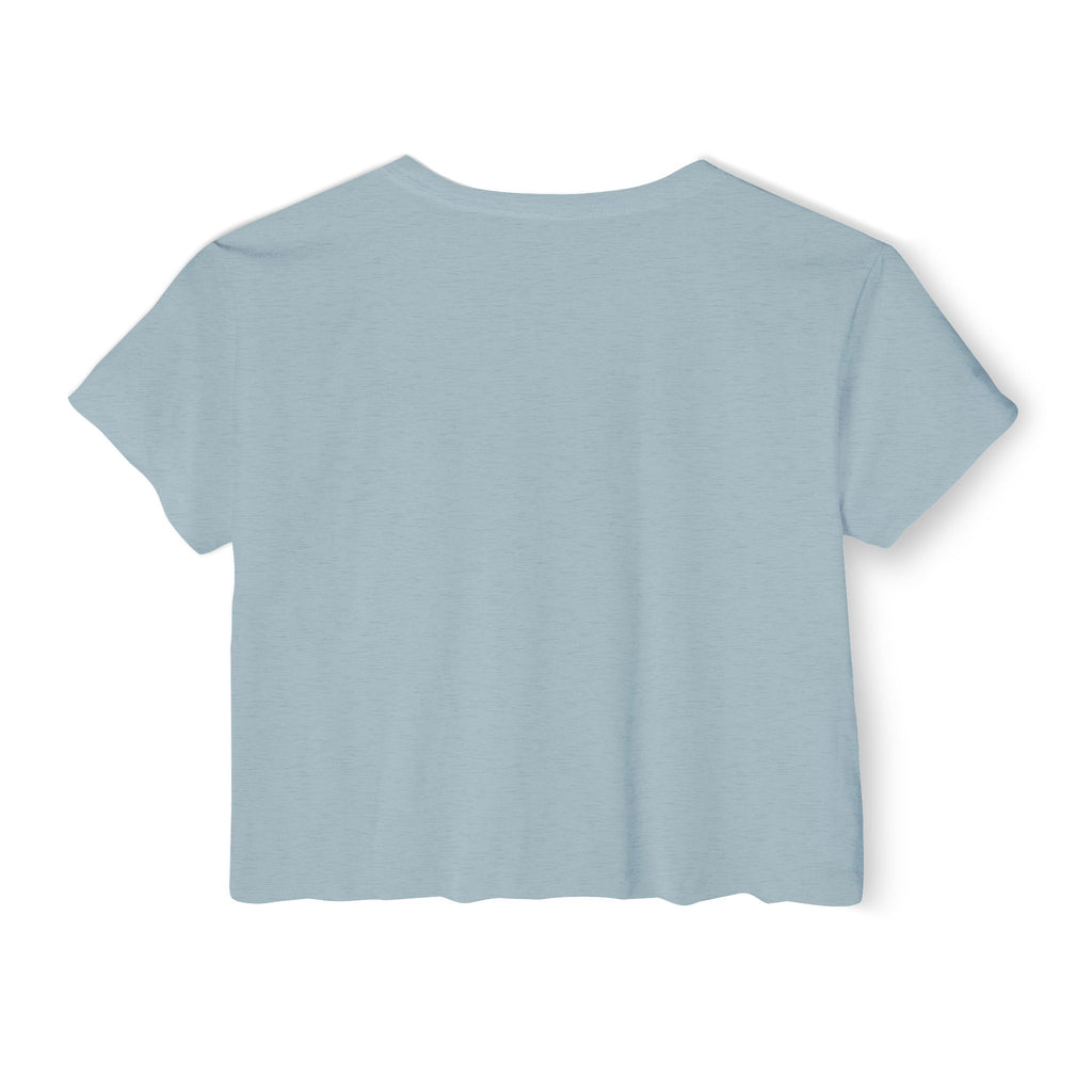 Born to Run Crop Top - Wild Horses Graphic Women's Festival Tee