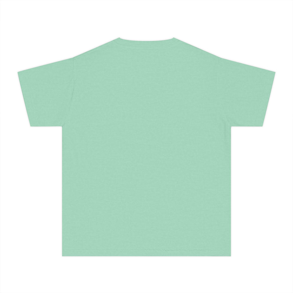 Youth Tee — Cute White Animal Heartbeat Graphic (Kids Casual Top, Spring/Summer)