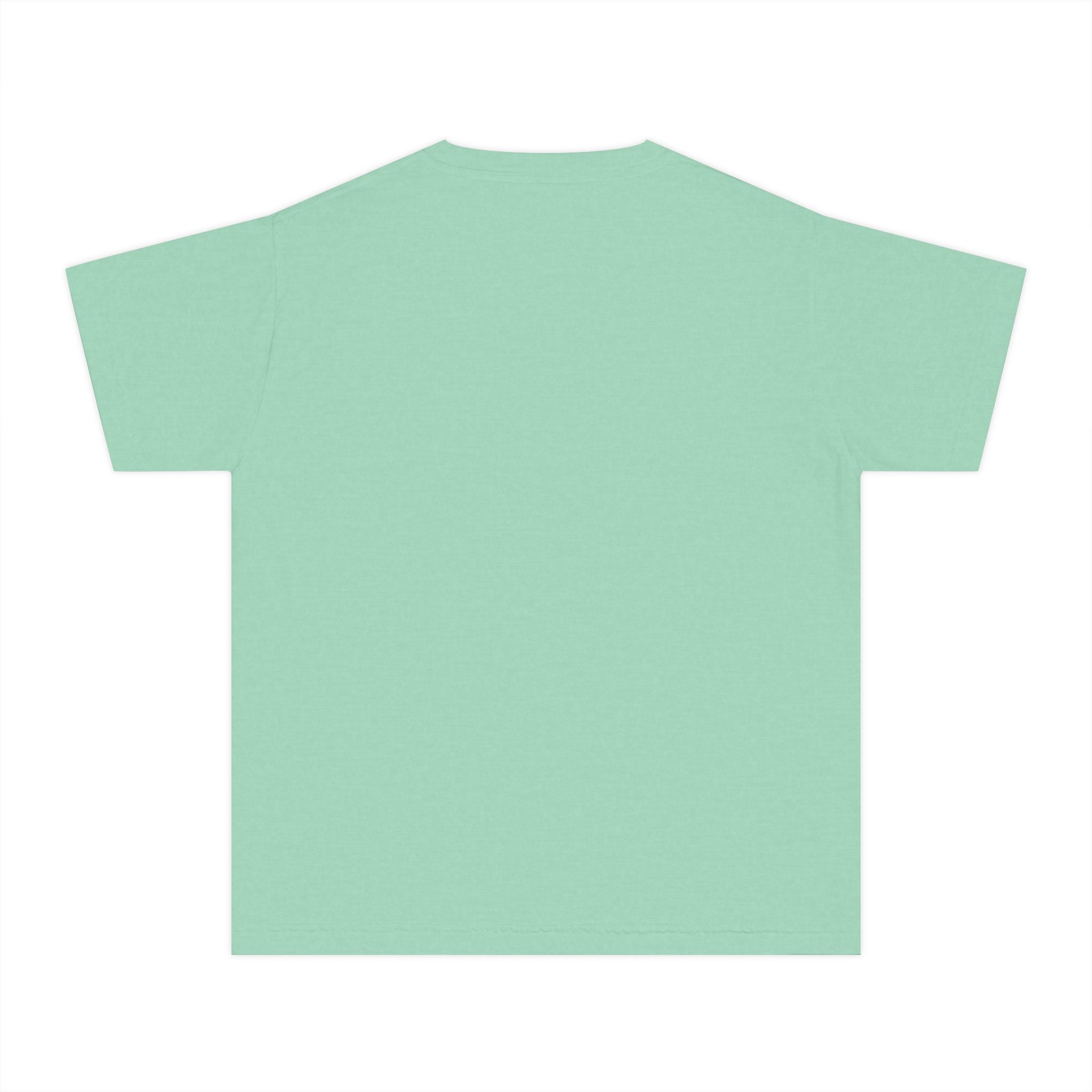 Youth Tee — Cute White Animal Heartbeat Graphic (Kids Casual Top, Spring/Summer)