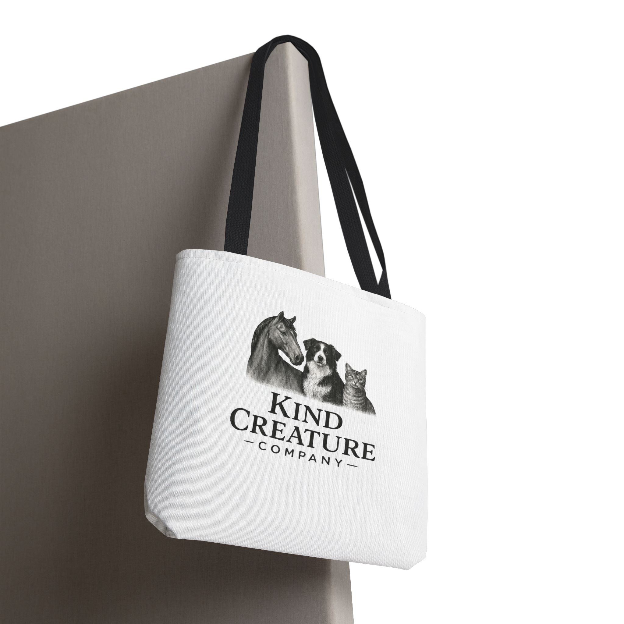Kind Creature Company Tote Bag — Animal Lover Illustrated Tote