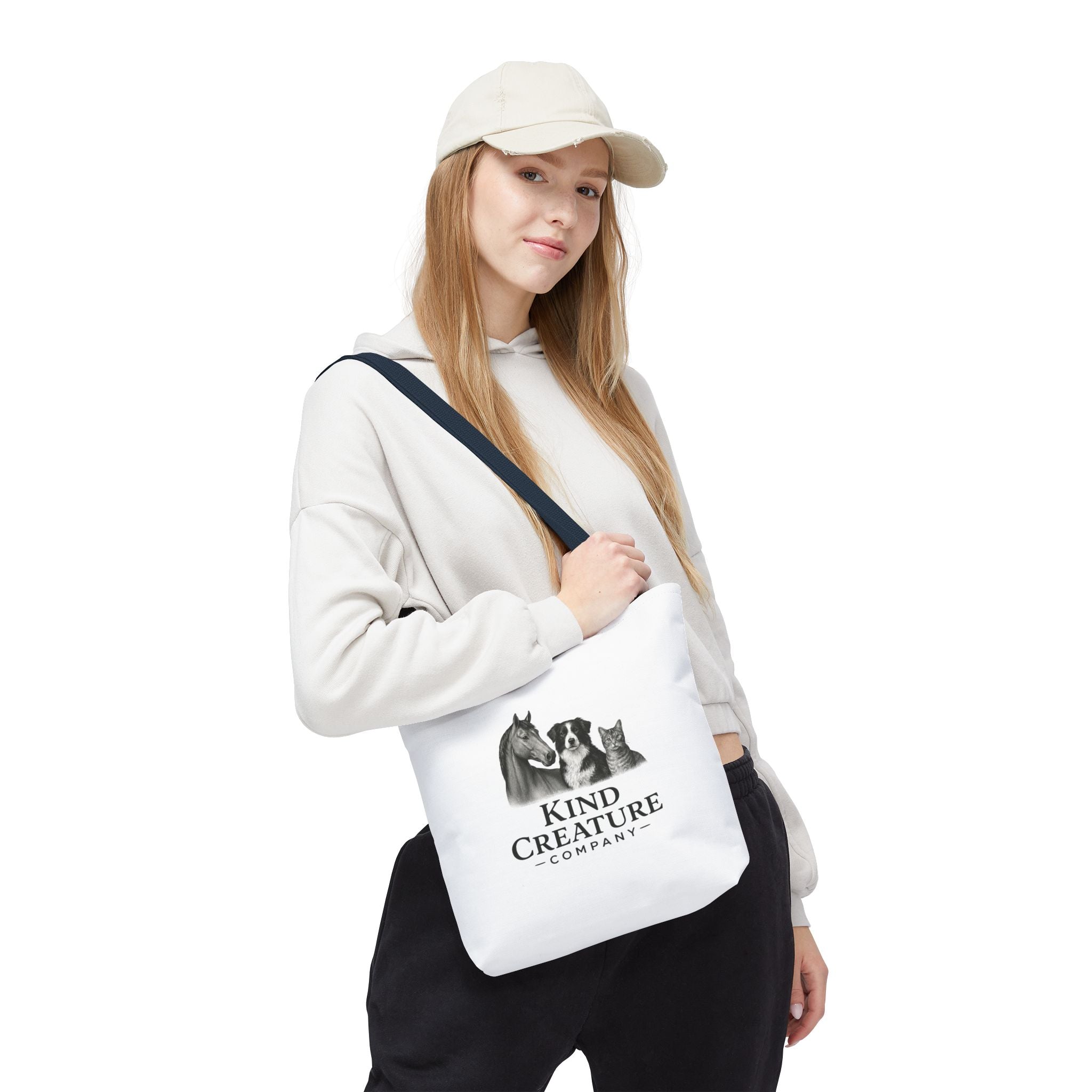 Kind Creature Company Tote Bag — Animal Lover Illustrated Tote