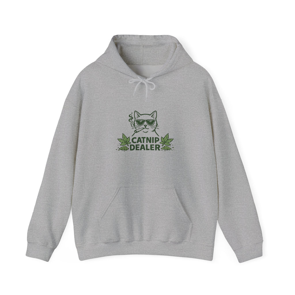 Funny Catnip Dealer Hoodie — Cat Lover Graphic Hoodie