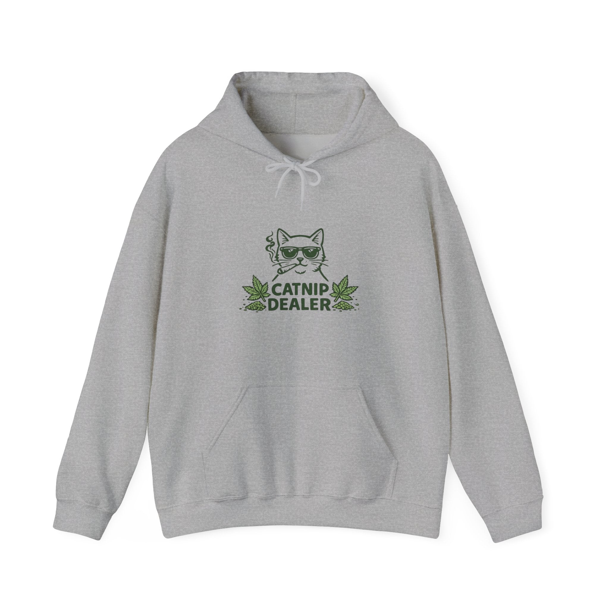 Funny Catnip Dealer Hoodie — Cat Lover Graphic Hoodie
