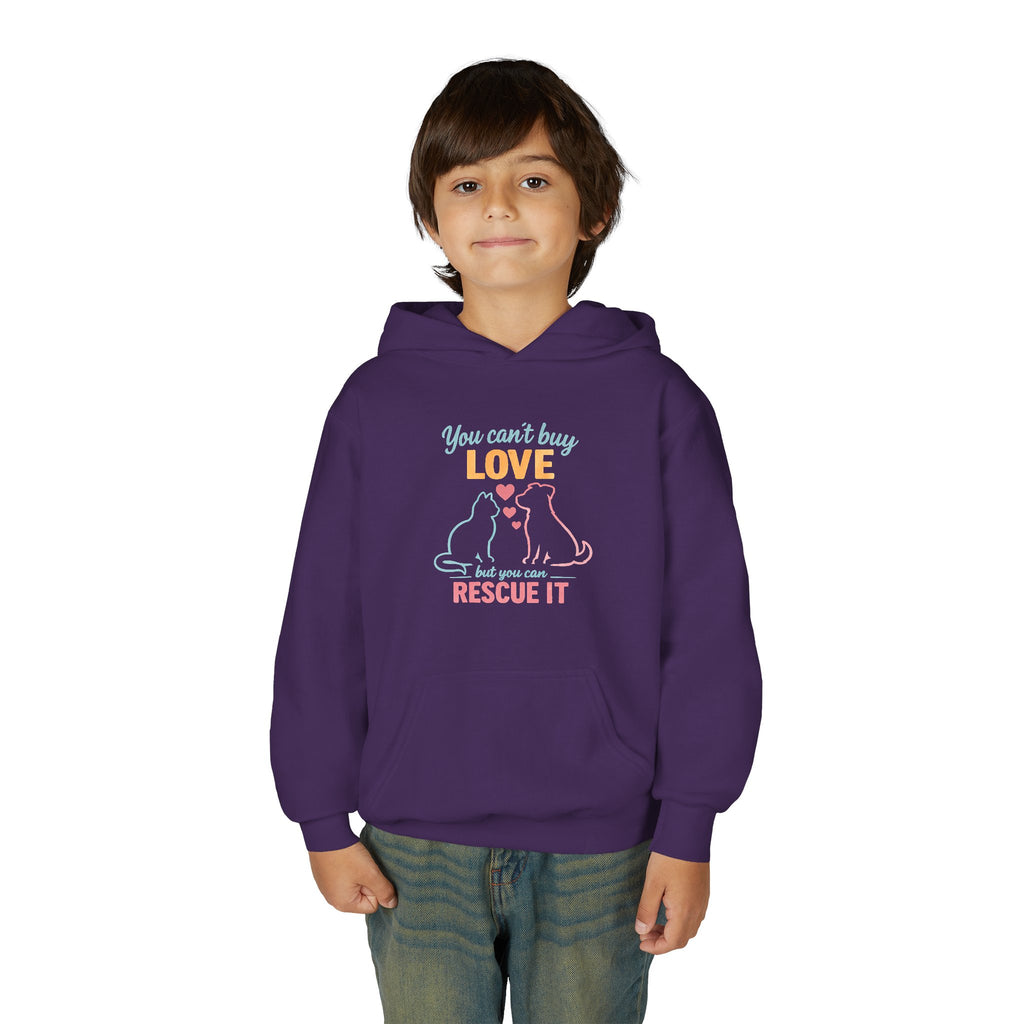 Kids 'You Can't Buy Love But You Can Rescue It' Animal Rescue Hoodie