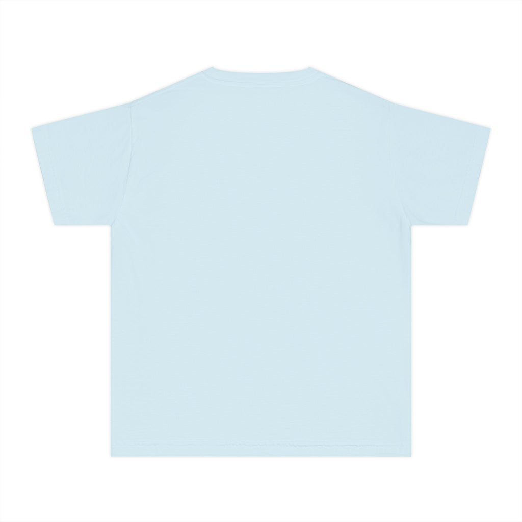 Youth Tee — Cute White Animal Heartbeat Graphic (Kids Casual Top, Spring/Summer)