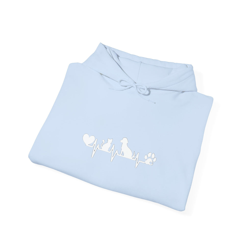 Dog-Cat Heartbeat Hoodie