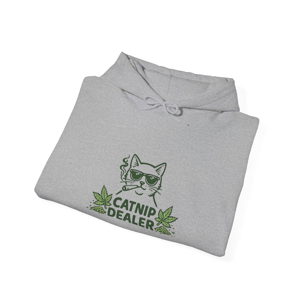 Funny Catnip Dealer Hoodie — Cat Lover Graphic Hoodie