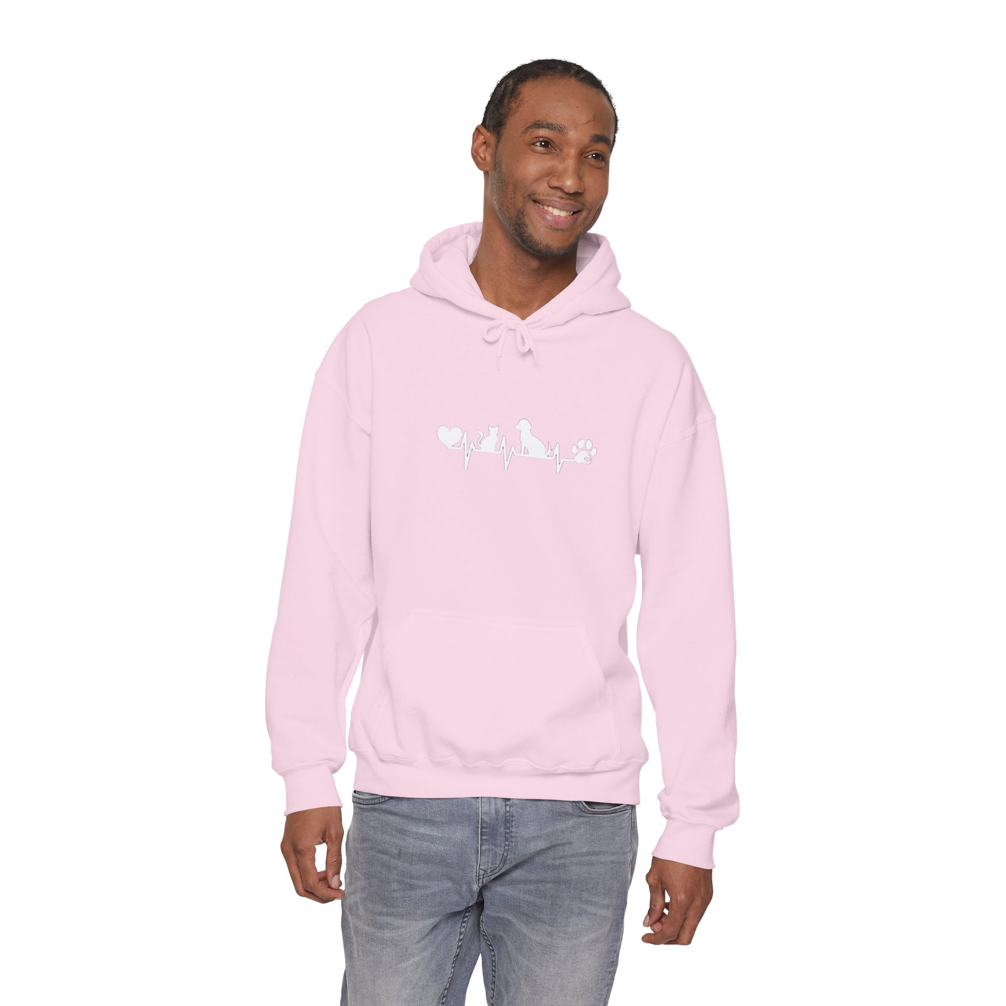 Dog-Cat Heartbeat Hoodie