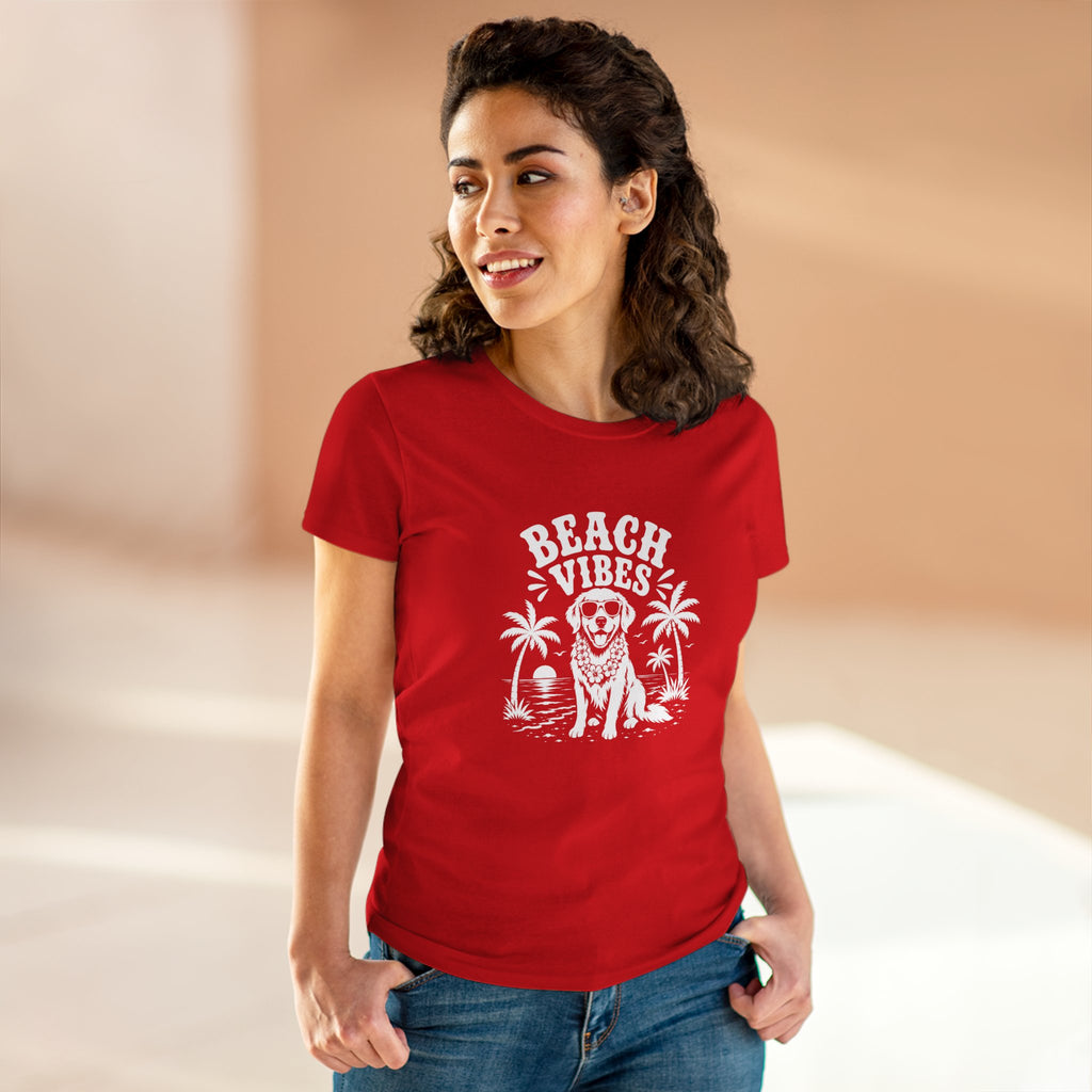 Beach Vibes-Dog beach tee