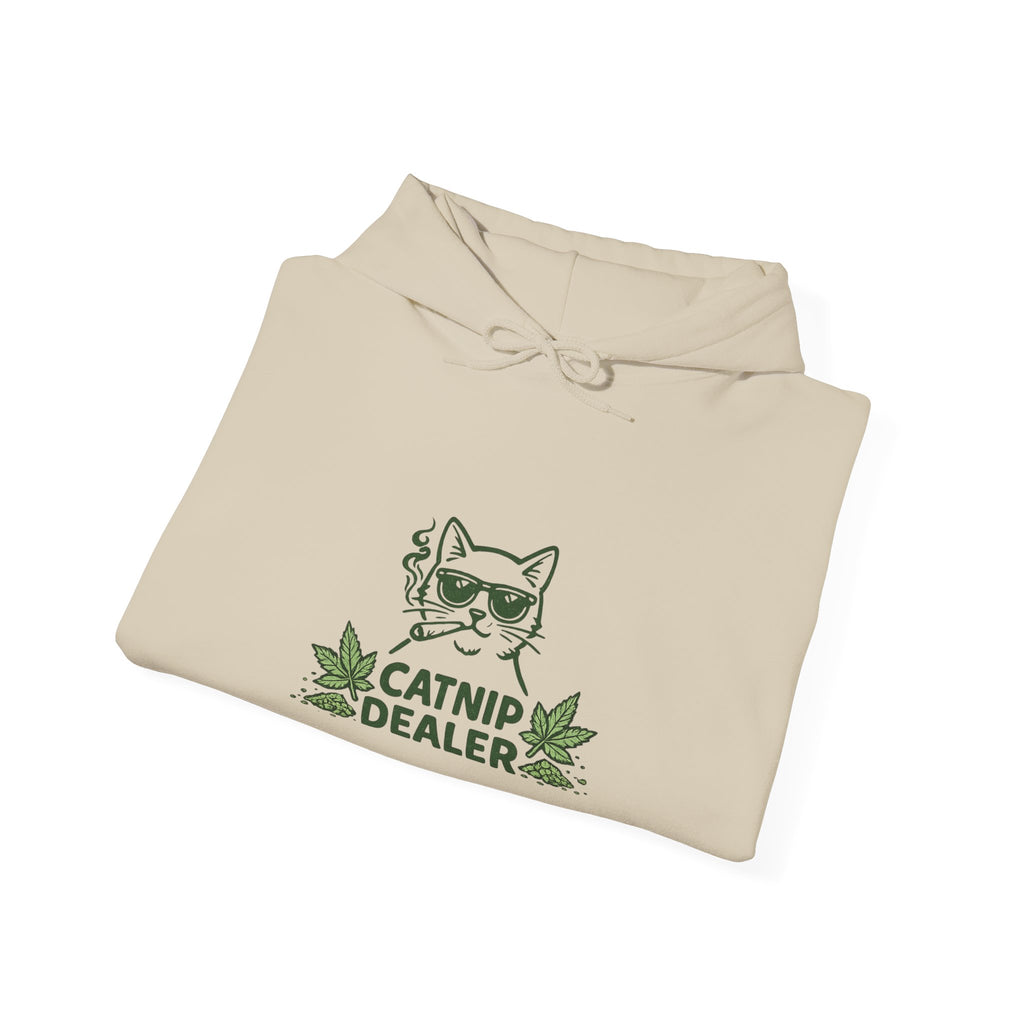 Funny Catnip Dealer Hoodie — Cat Lover Graphic Hoodie