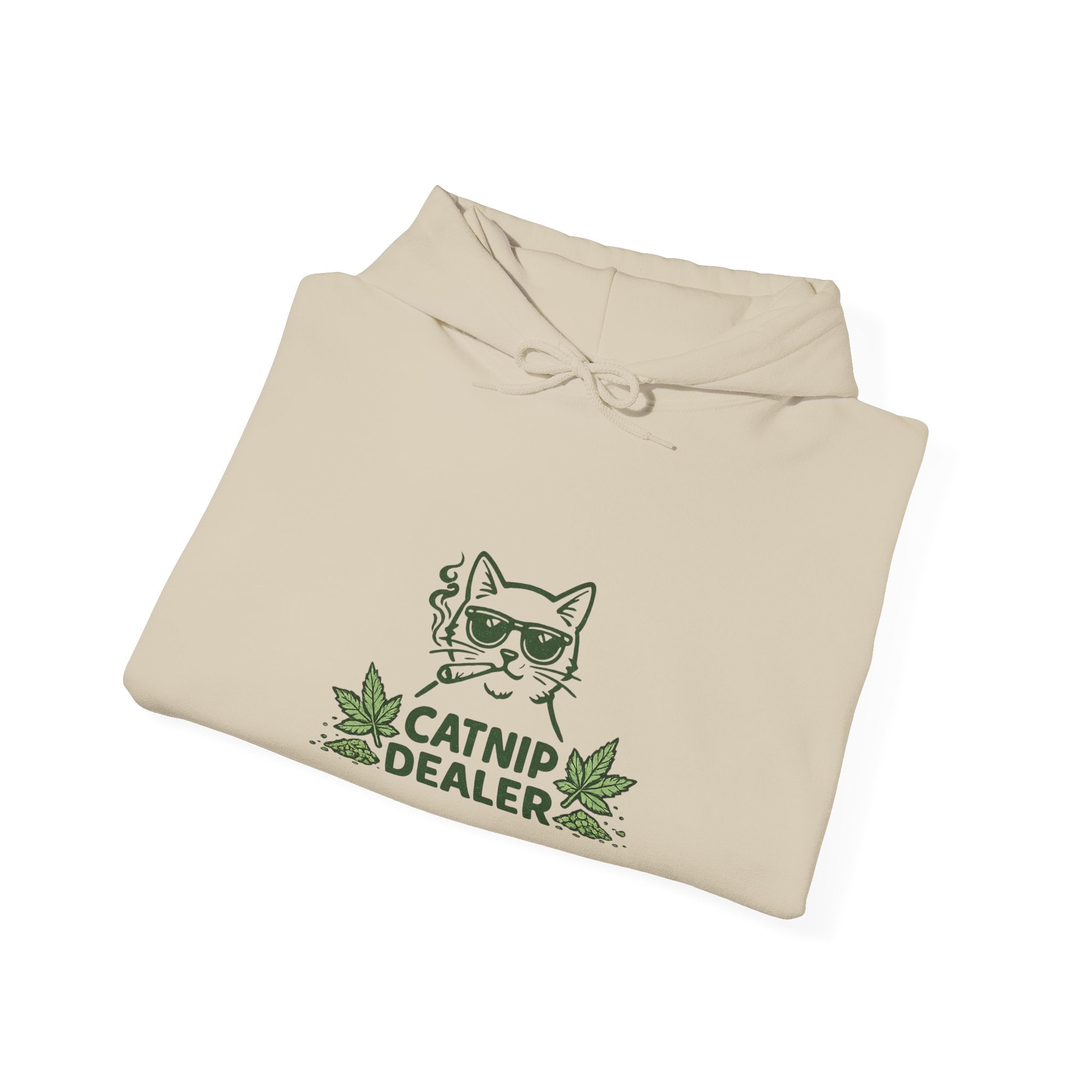Funny Catnip Dealer Hoodie — Cat Lover Graphic Hoodie