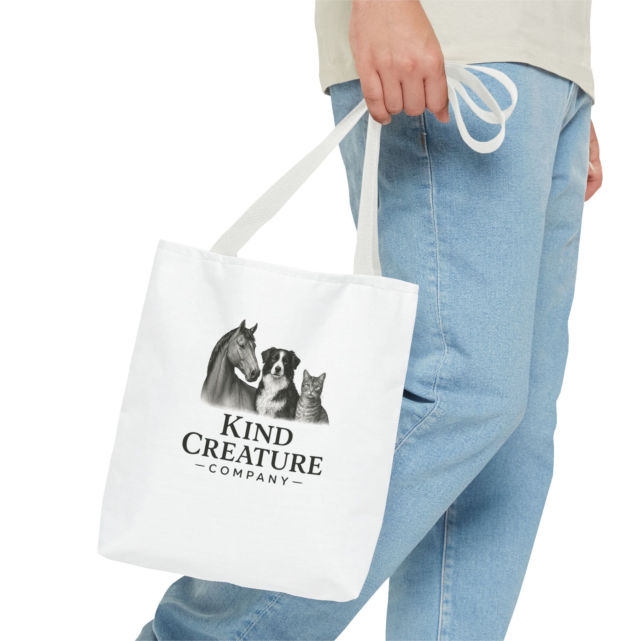 Kind Creature Company Tote Bag — Animal Lover Illustrated Tote