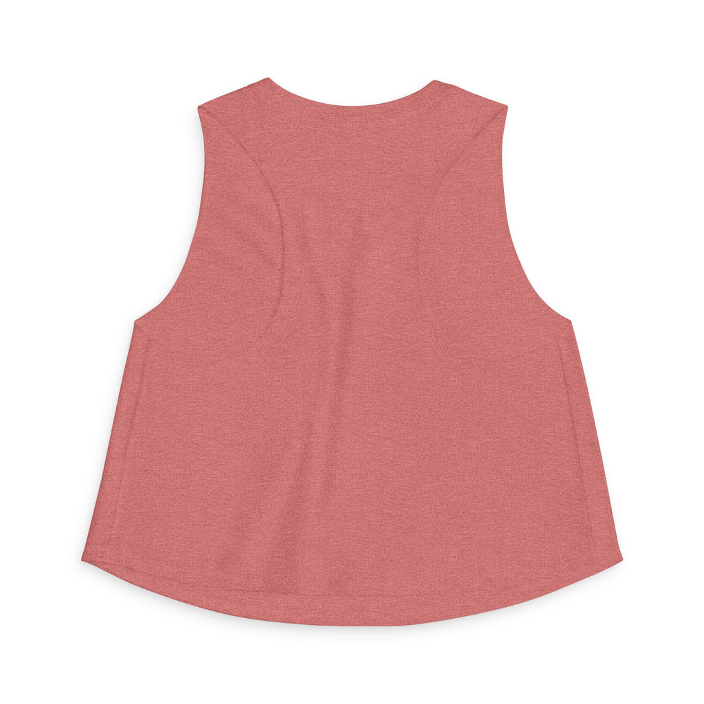 Animal Shelter Paw Print Crop Top — "Support Your Local Animal Shelter" Women's Tank