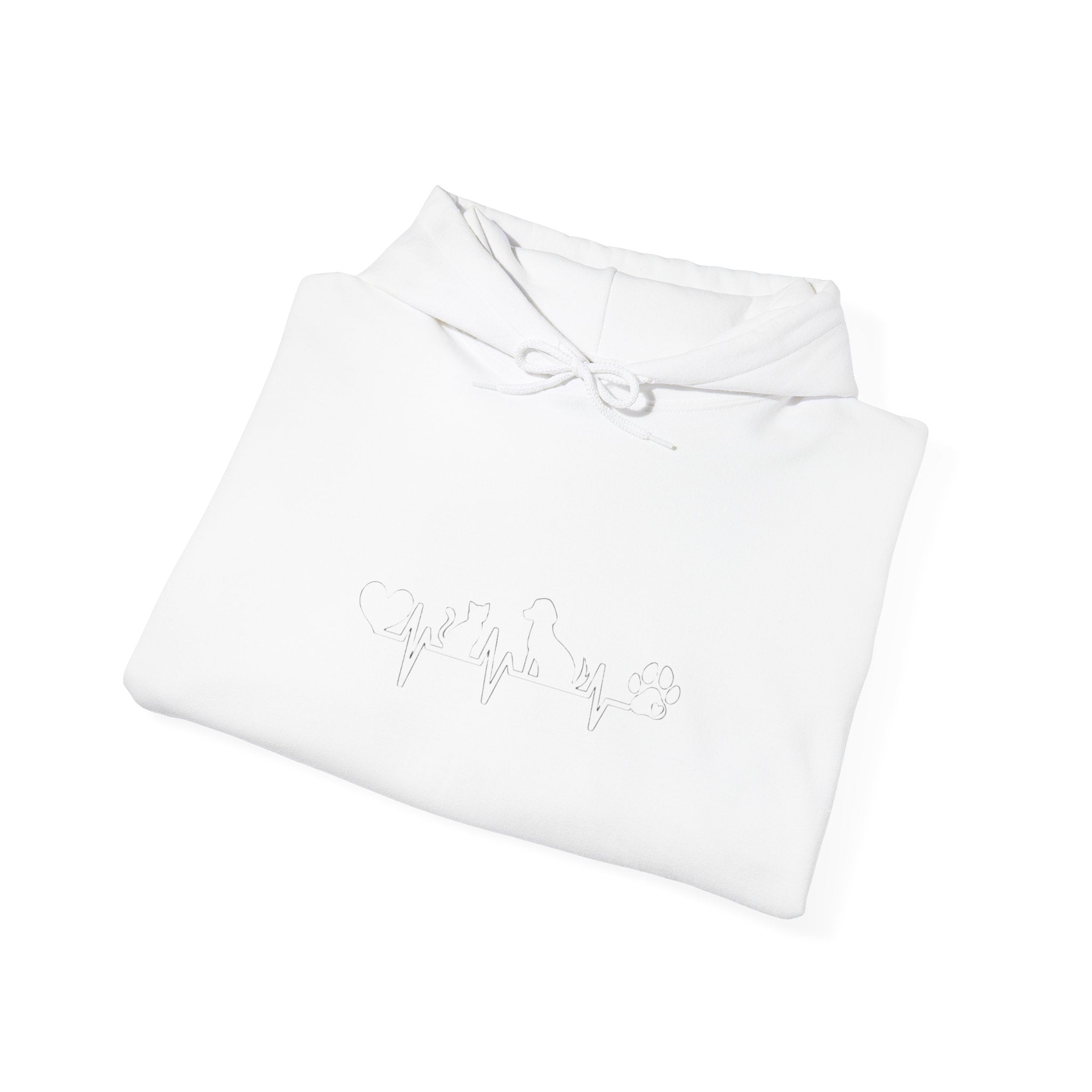 Dog-Cat Heartbeat Hoodie