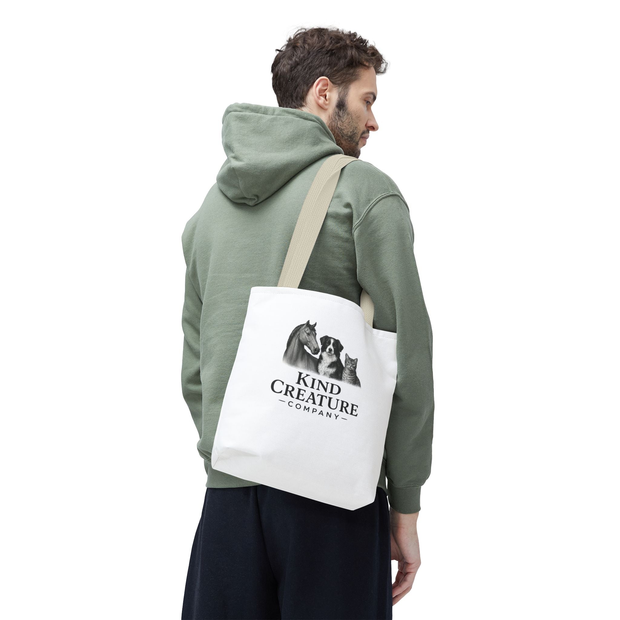 Kind Creature Company Tote Bag — Animal Lover Illustrated Tote