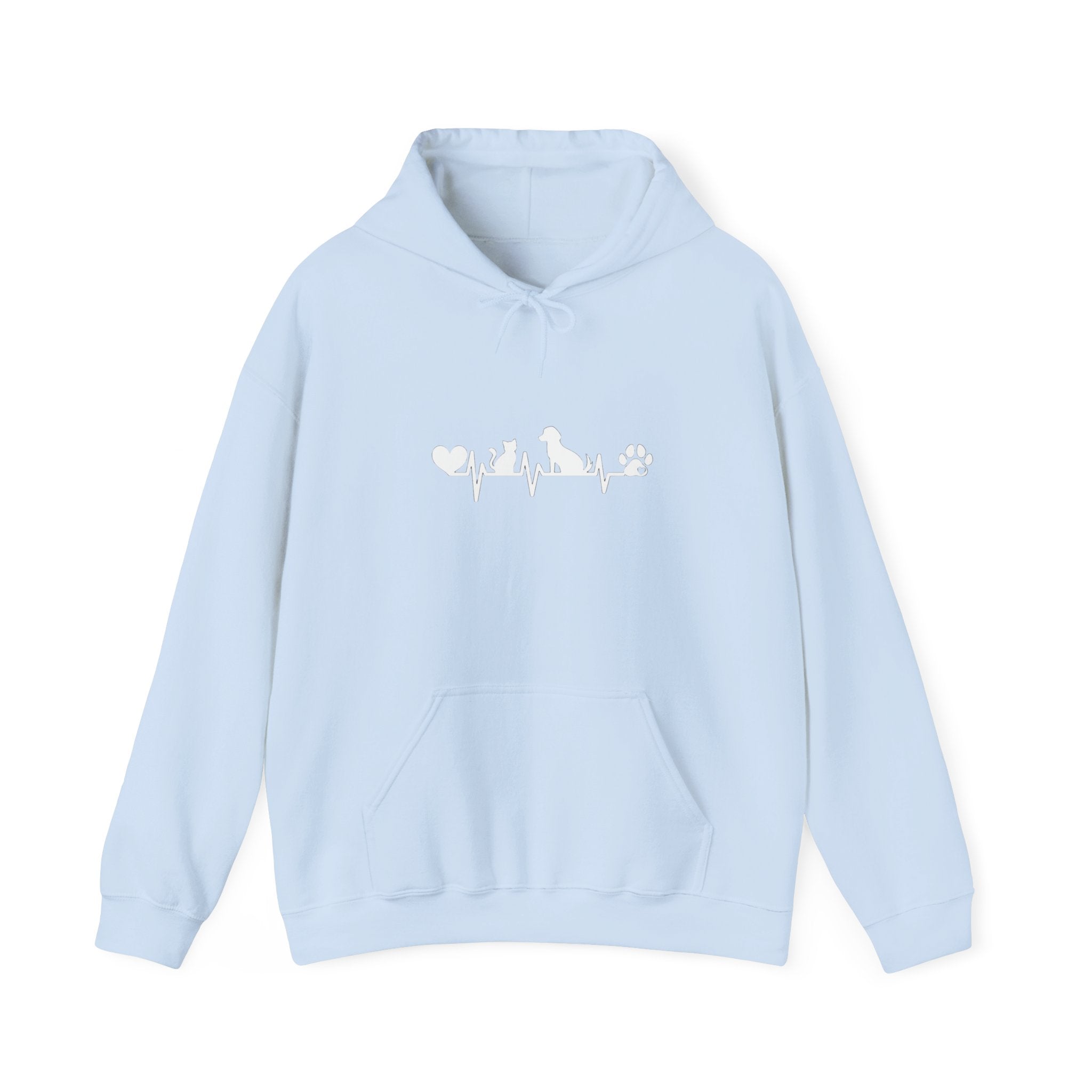 Dog-Cat Heartbeat Hoodie
