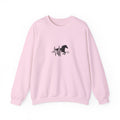 Horse Heartbeat Crewneck Sweatshirt — Equestrian Horse Love Graphic