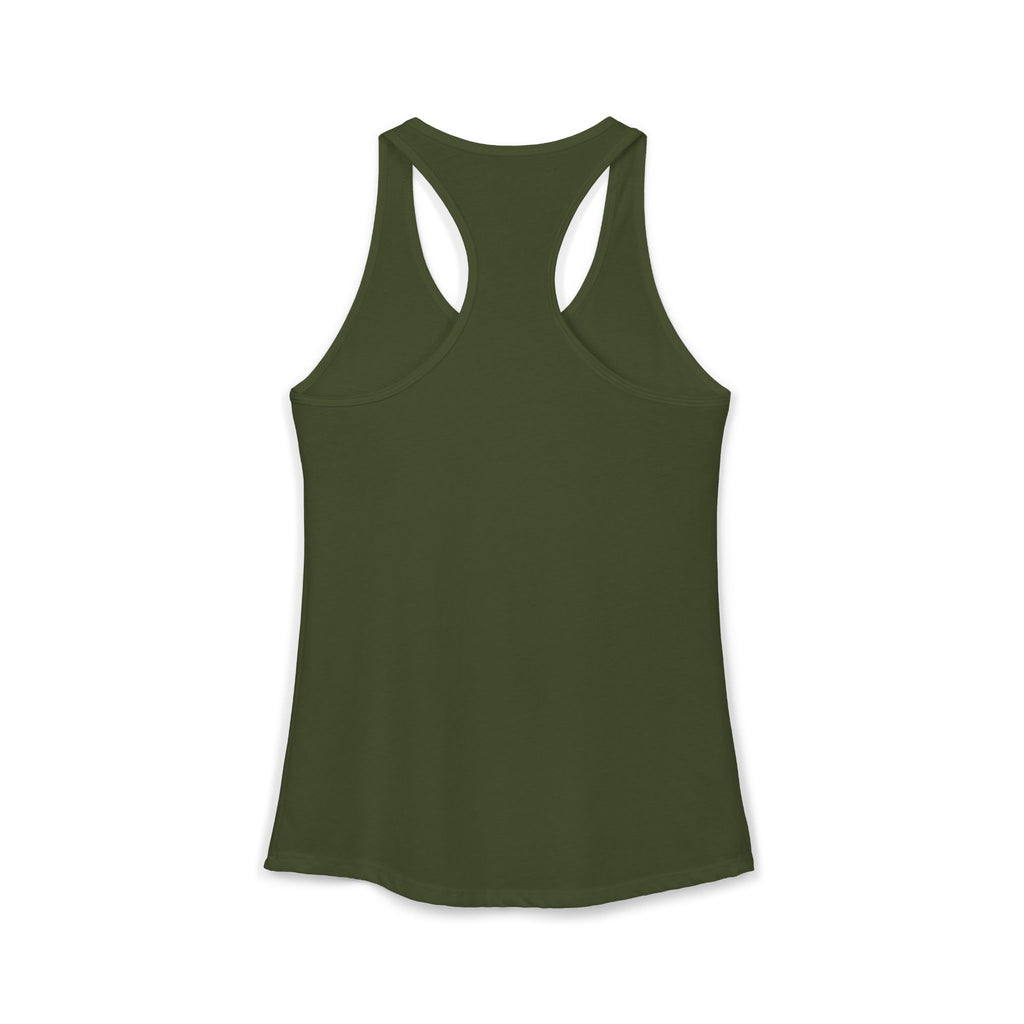 Dog-Cat Heartbeat Racerback Tank