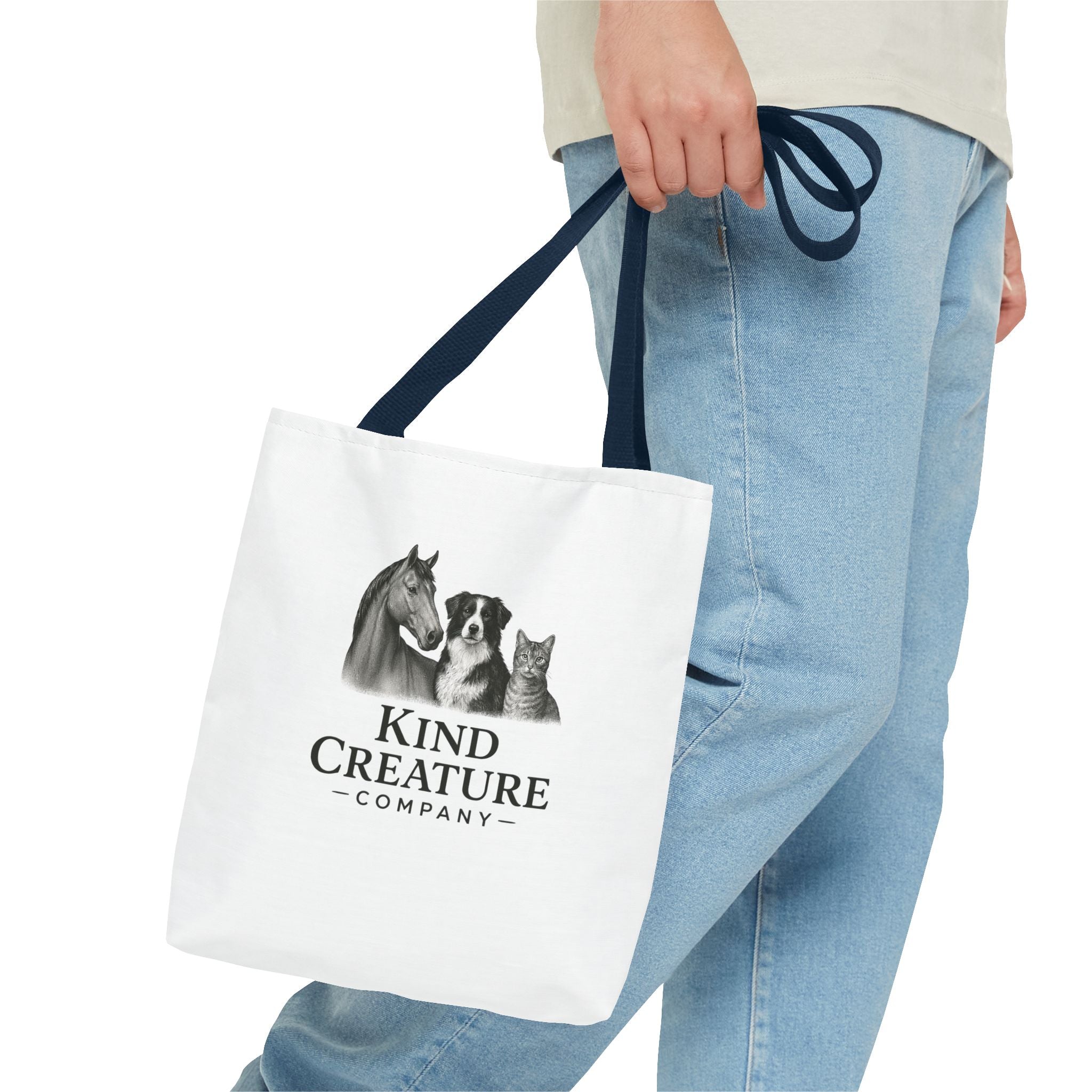 Kind Creature Company Tote Bag — Animal Lover Illustrated Tote