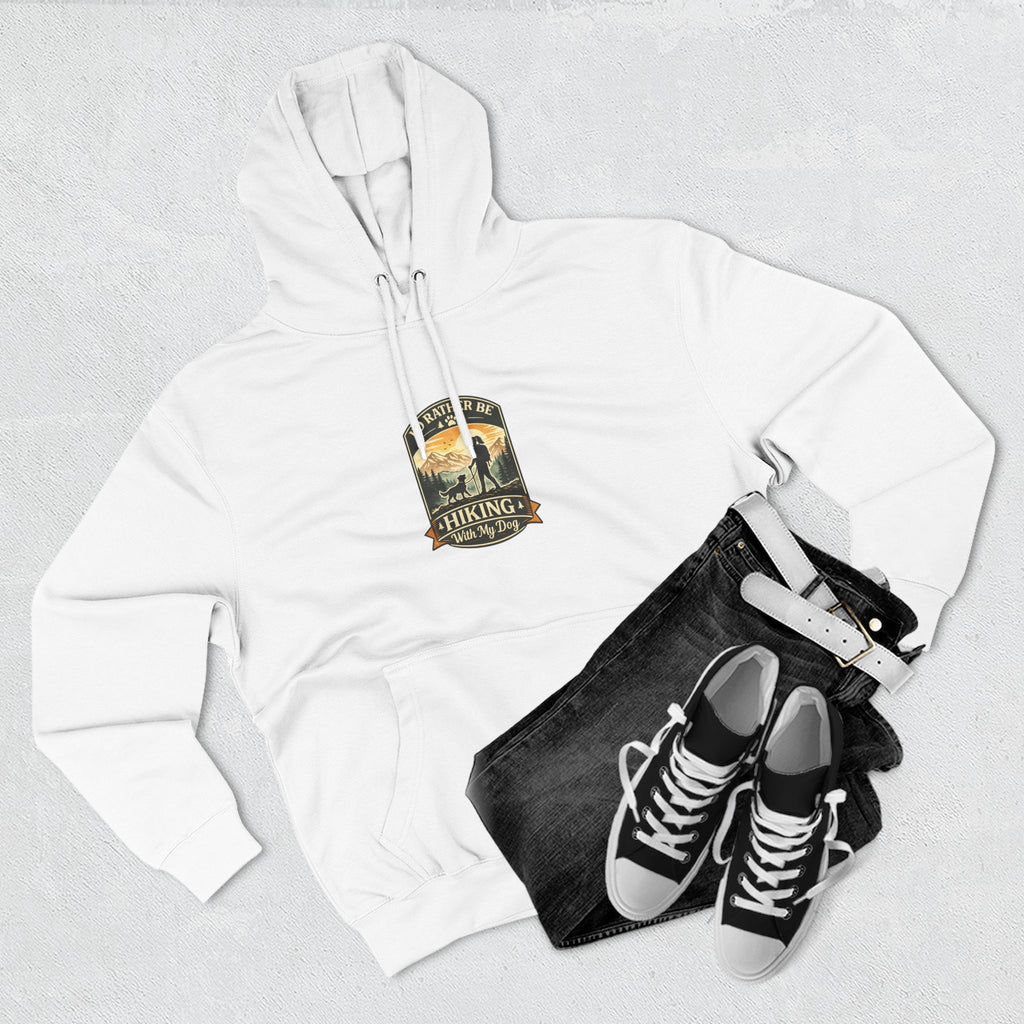 Hiking dog Hoodie — Adventure Awaits Fleece Pullover