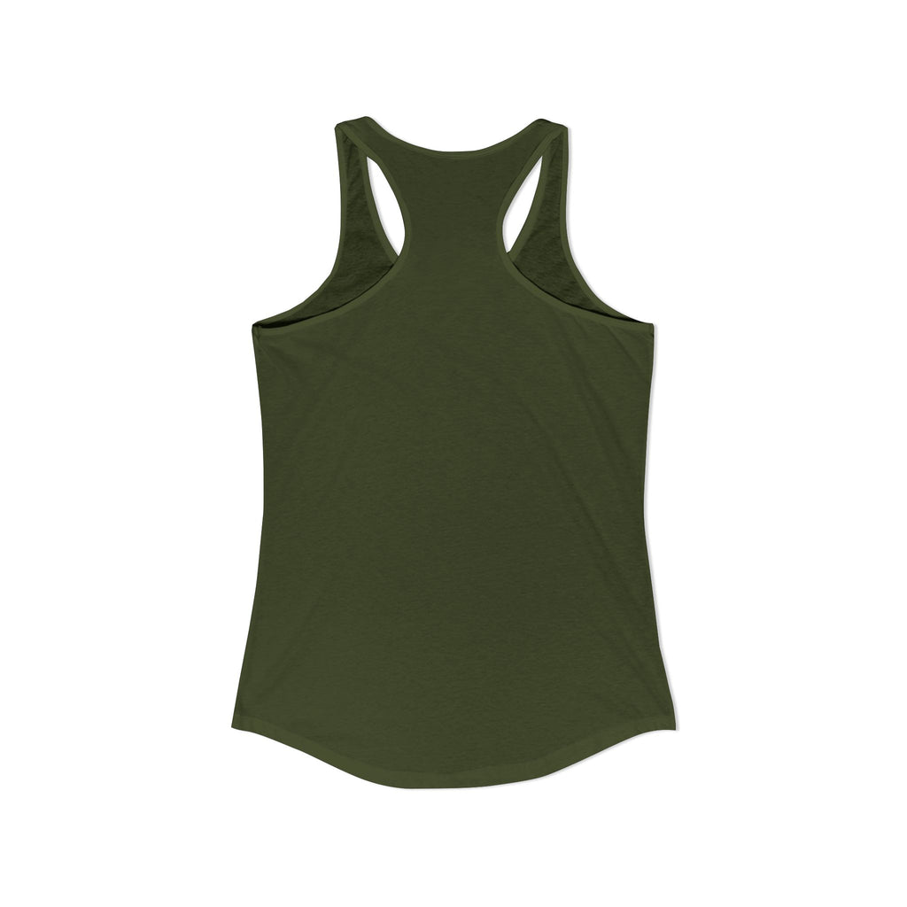 Dog-Cat Heartbeat Racerback Tank