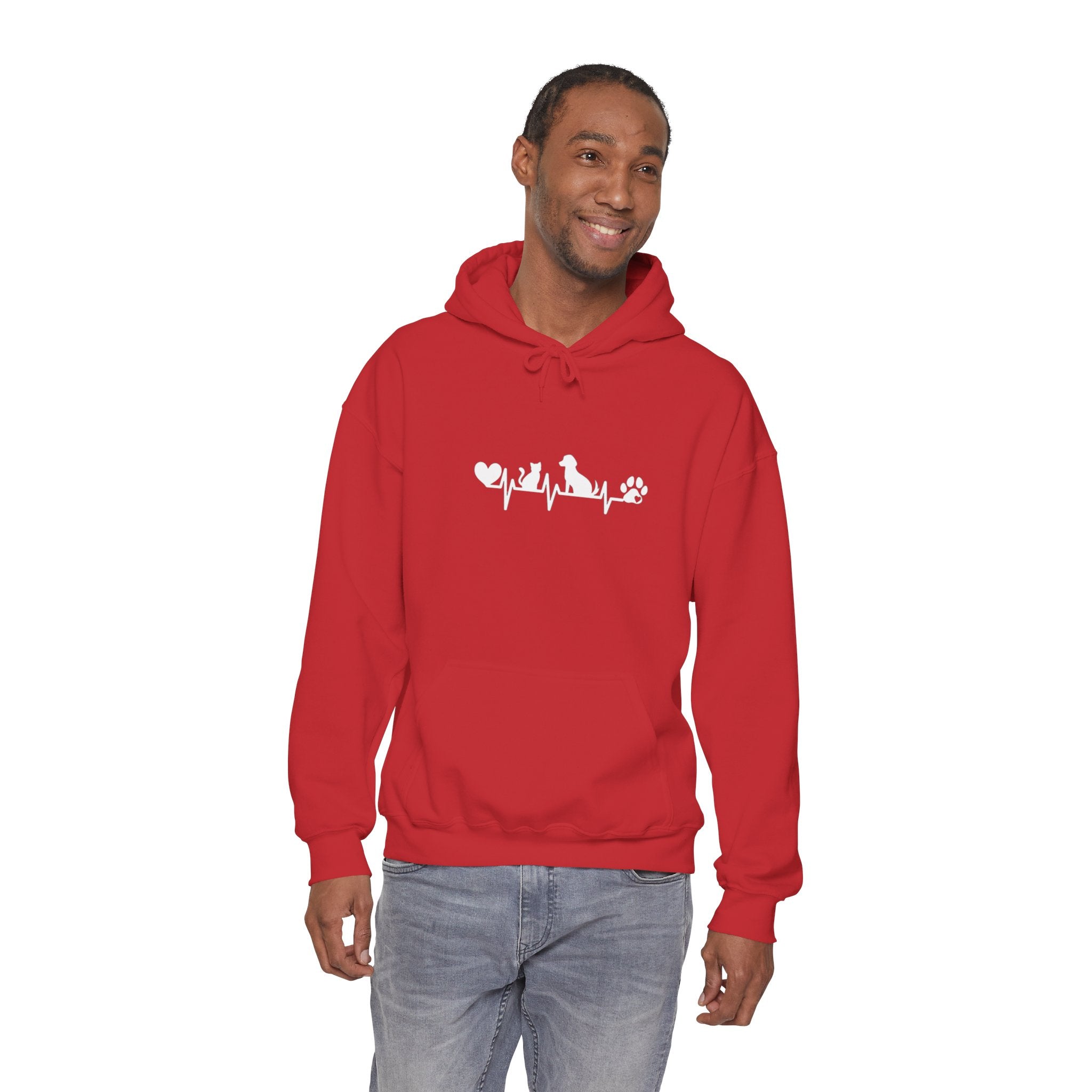 Dog-Cat Heartbeat Hoodie