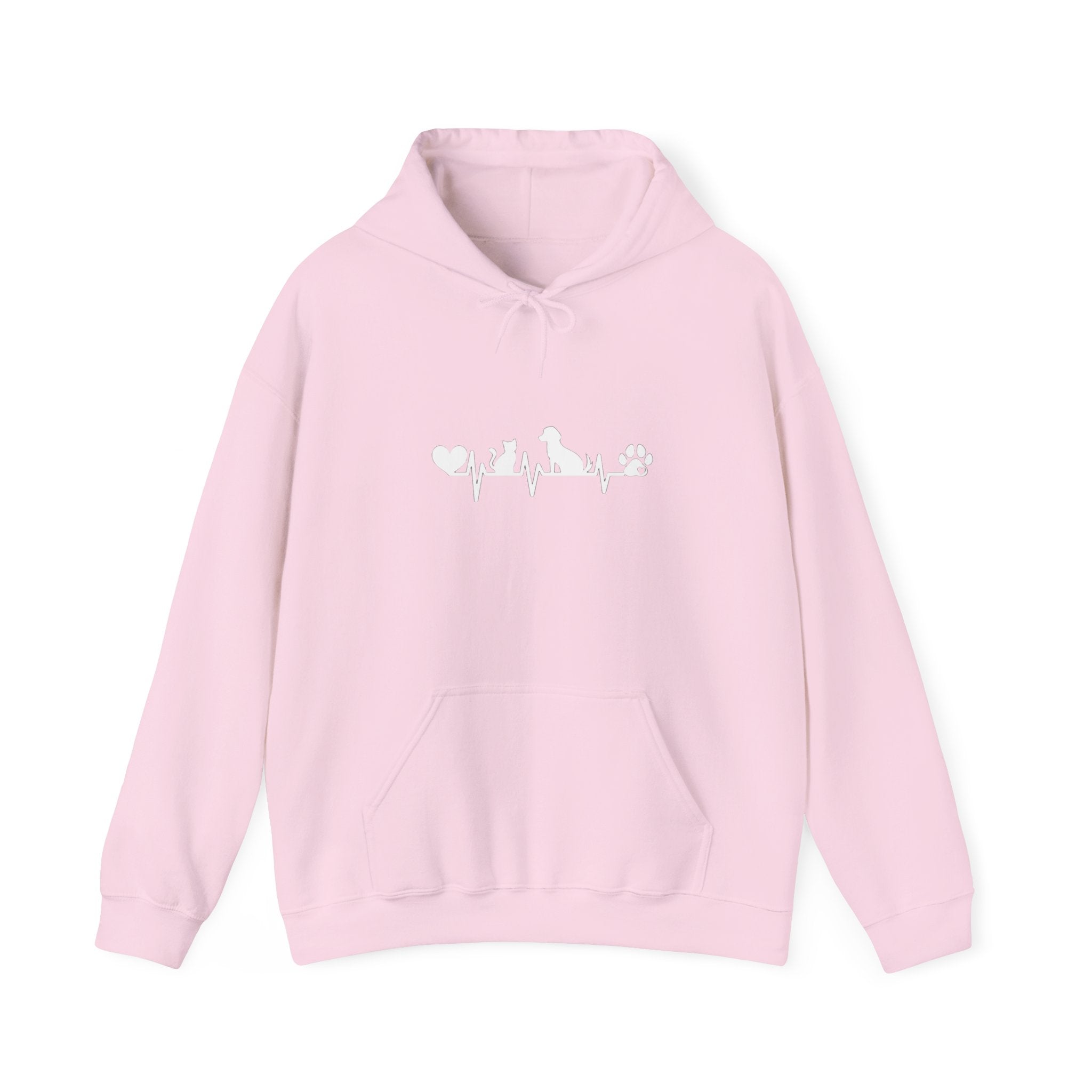 Dog-Cat Heartbeat Hoodie