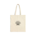 Canvas Tote Bag — "Support Your Local Animal Shelter" Animal Rescue Paw Print Tote